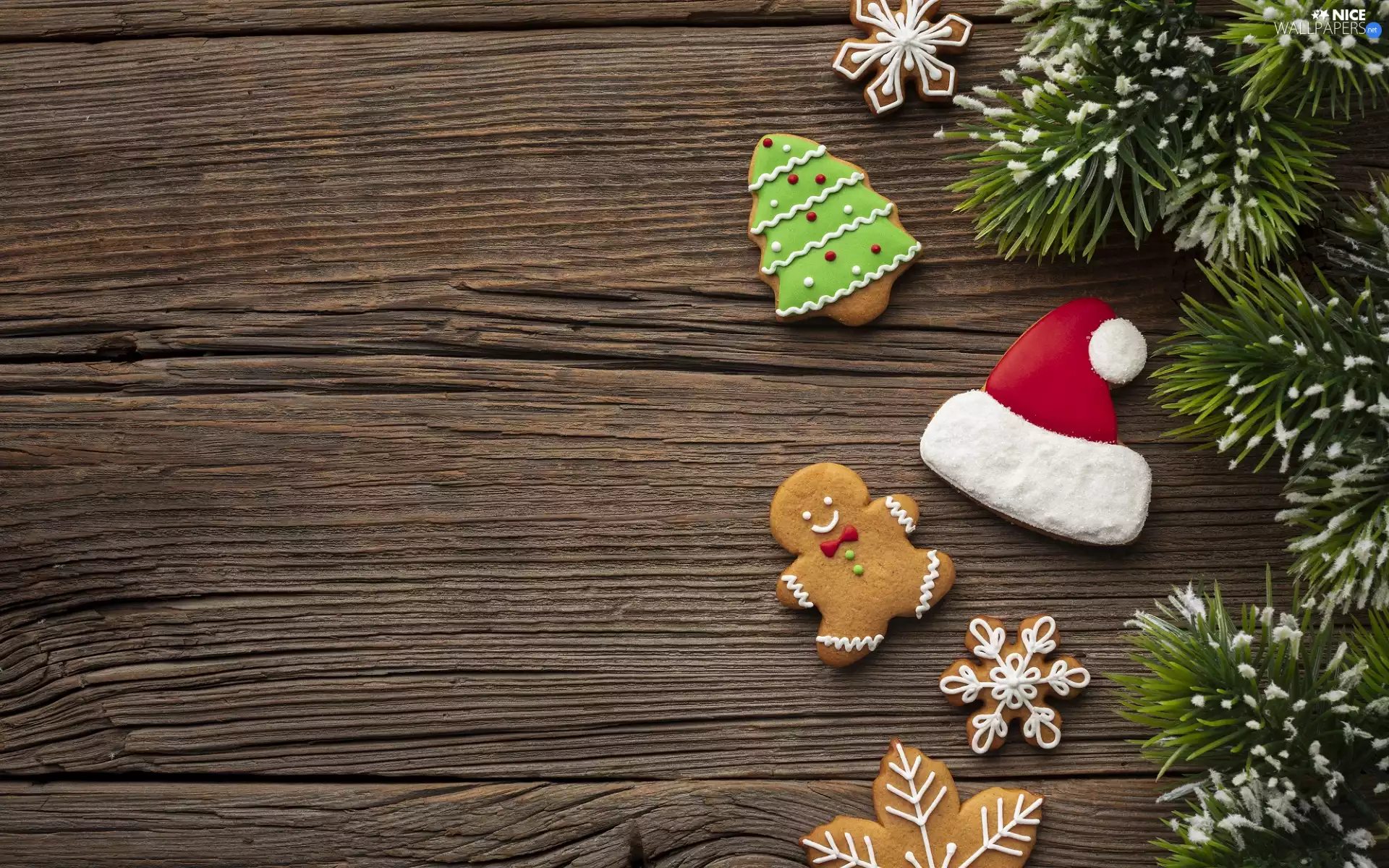 Gingerbread, Hat, boarding, Nicholas, M&Ms mate, Cookies, Twigs, Stars