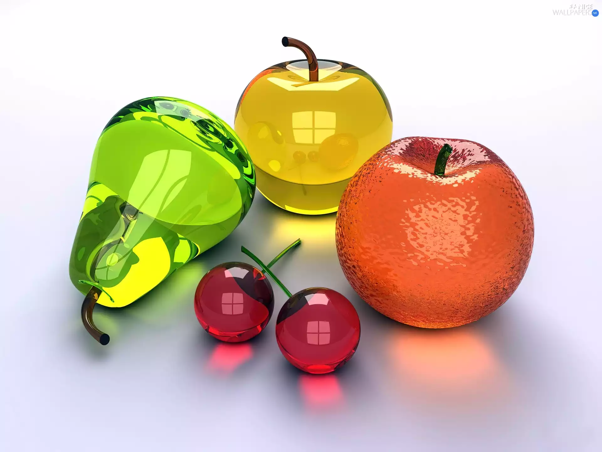 glass, Fruits