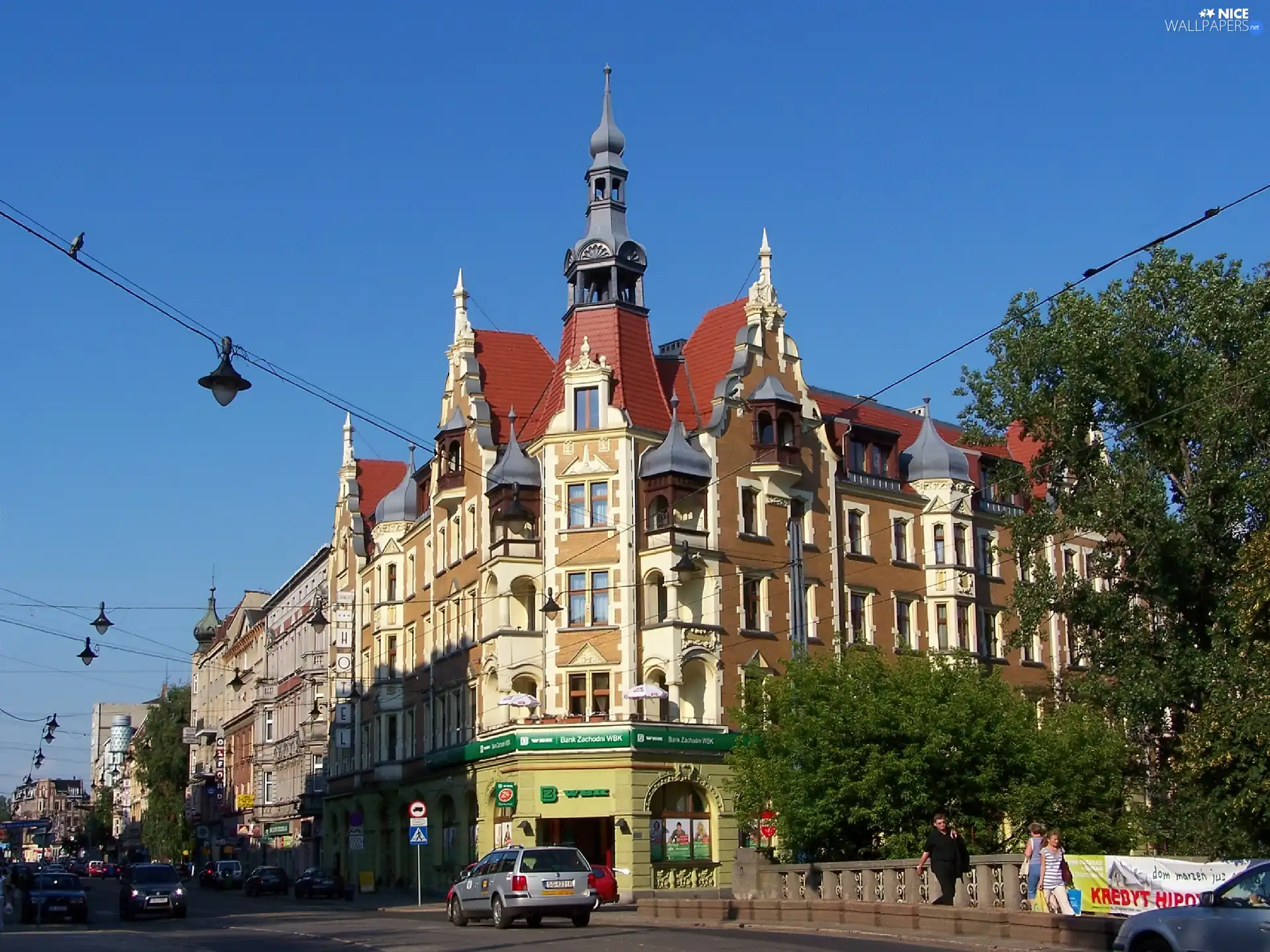 House, bridge, Gliwice, Street