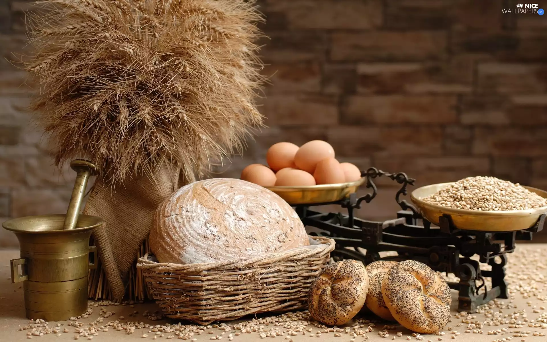 Roll, grains, cereals, bread, Ears