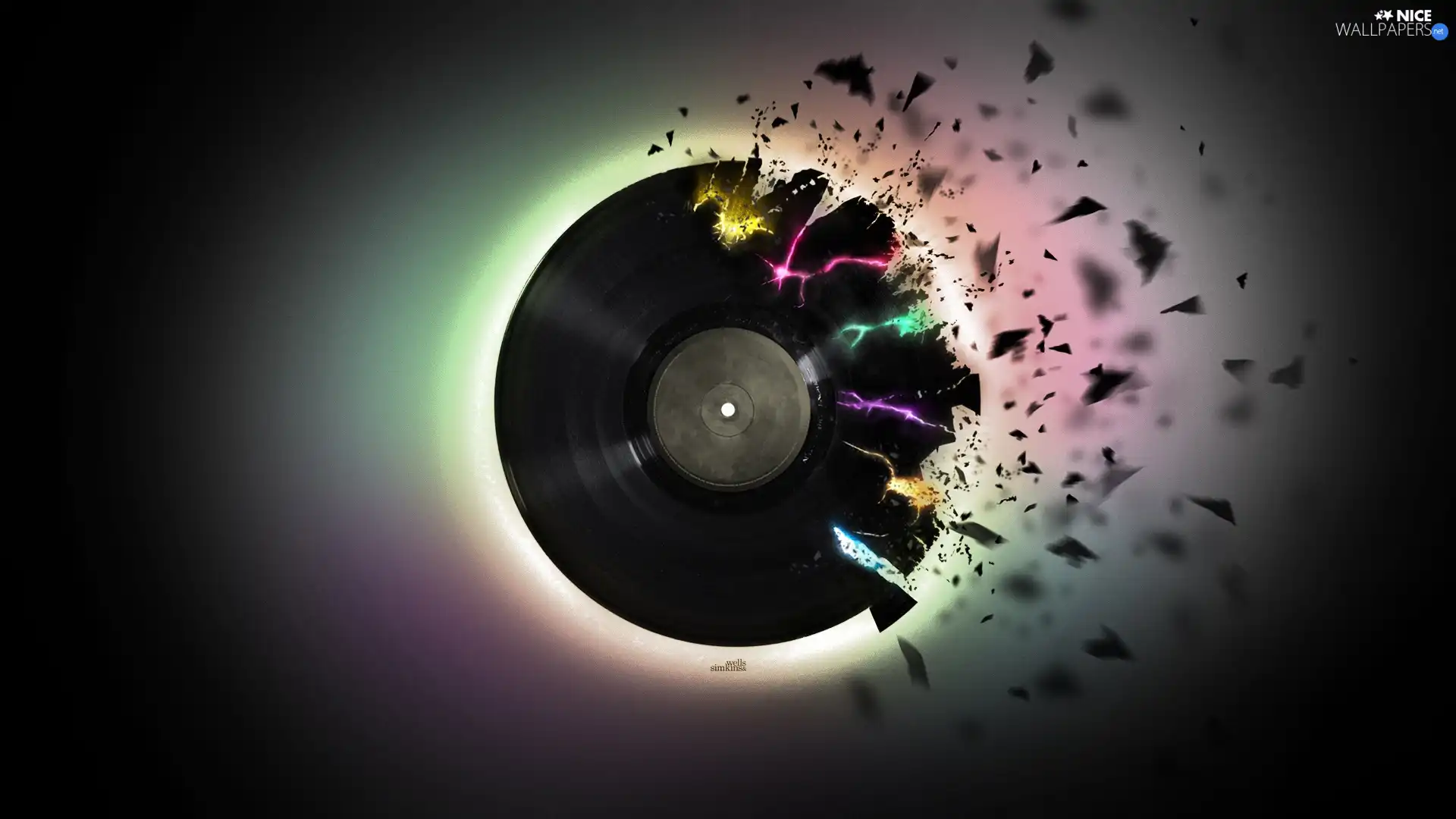broken, Analog, graphics, CD