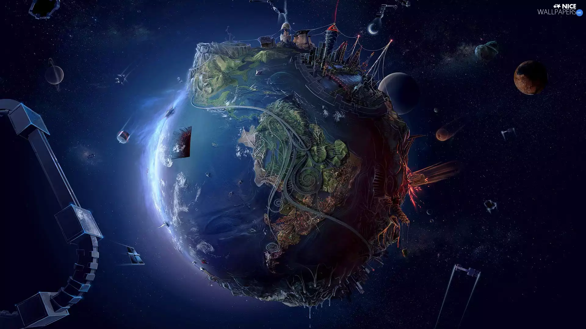 graphics, land, fantasy