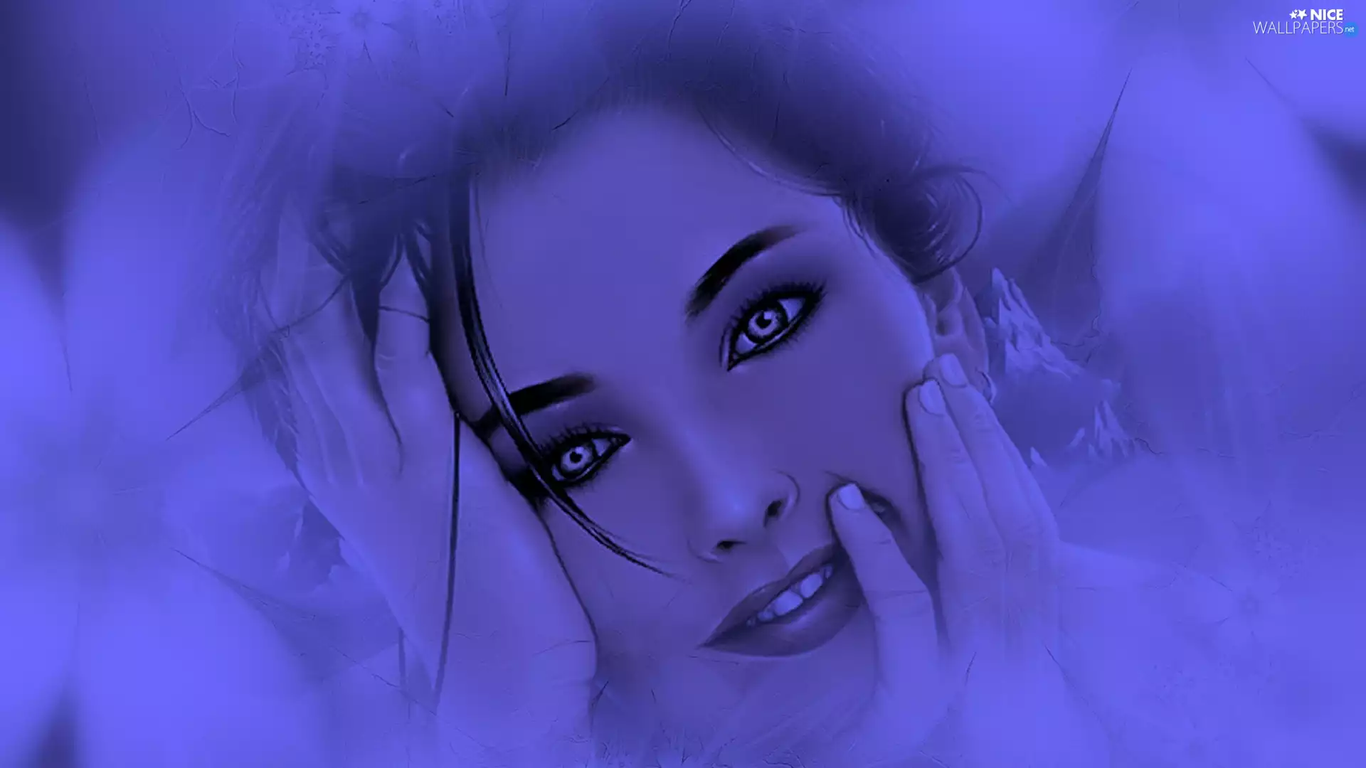 graphics, Women, hands