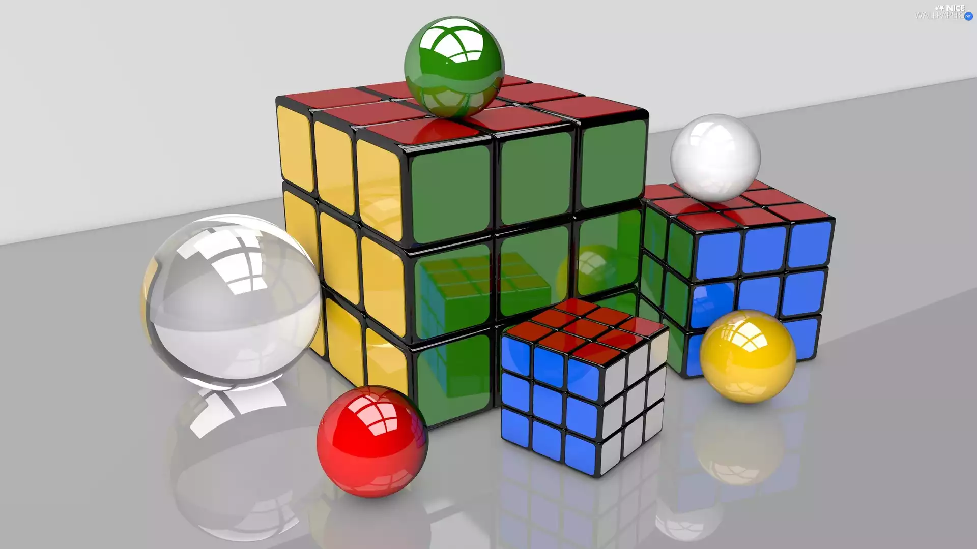 3D Graphics, Rubiks cubes, Orbs