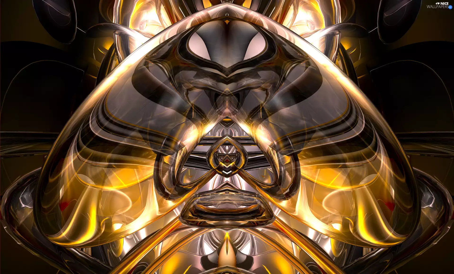 3D Graphics, Yellow and black