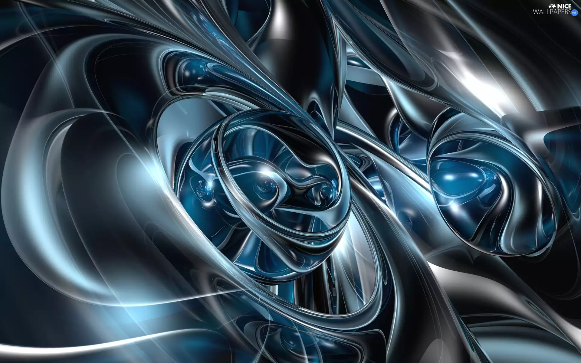 Gray-Blue, abstraction