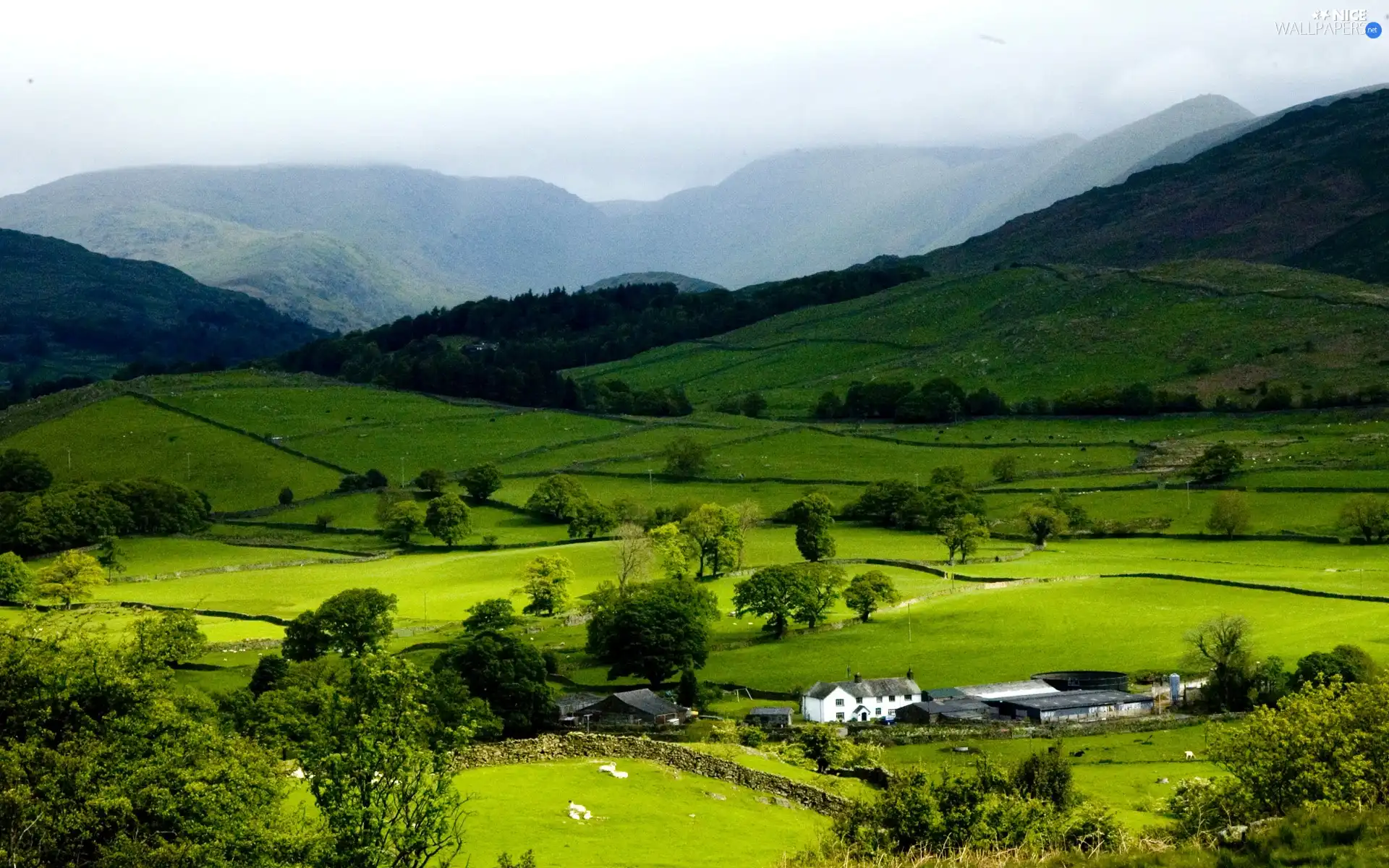 great, Britain, Grasmere, England, village