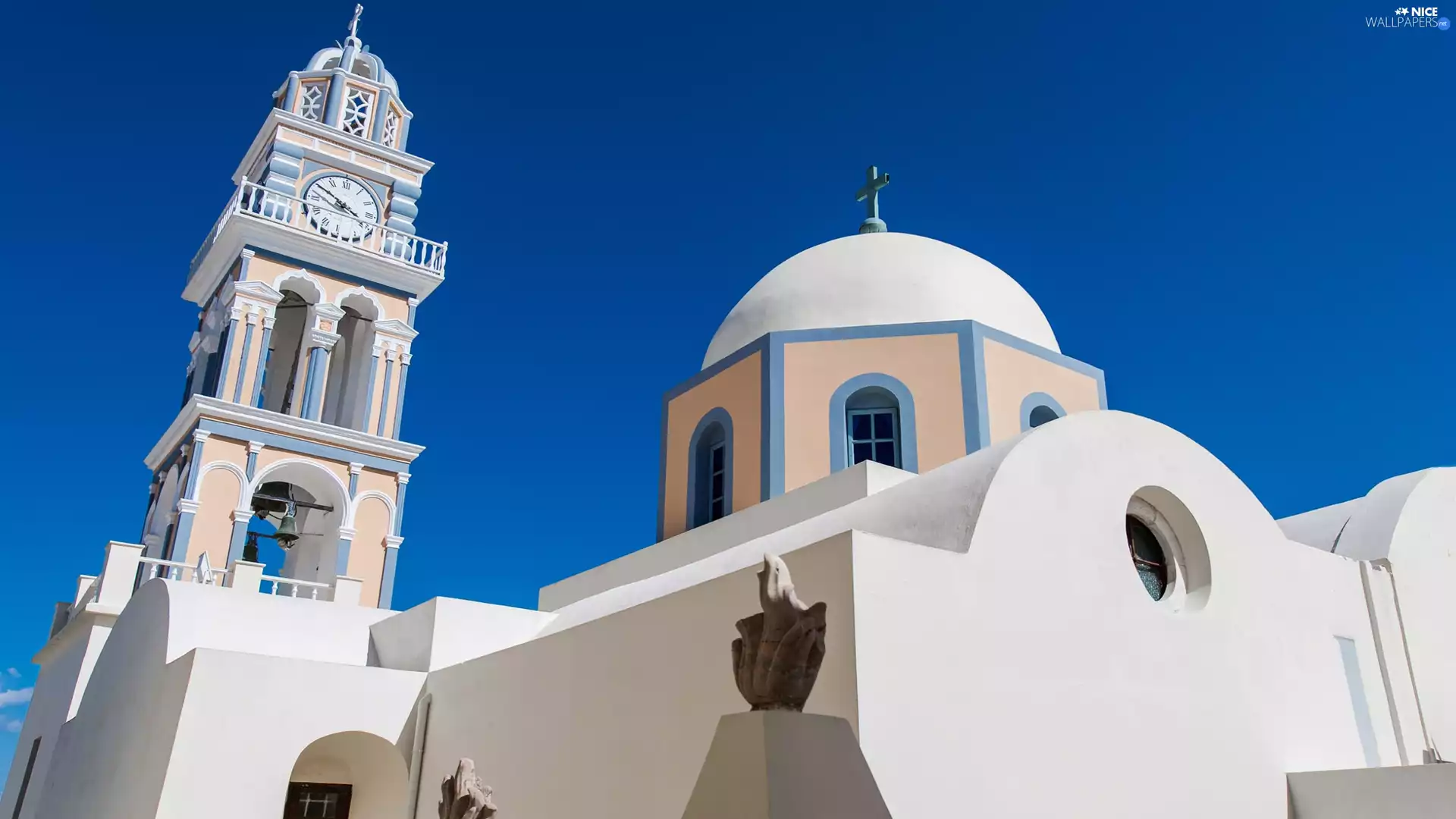 Greece, Fira, Cathedral of St. John the Baptist, santorini
