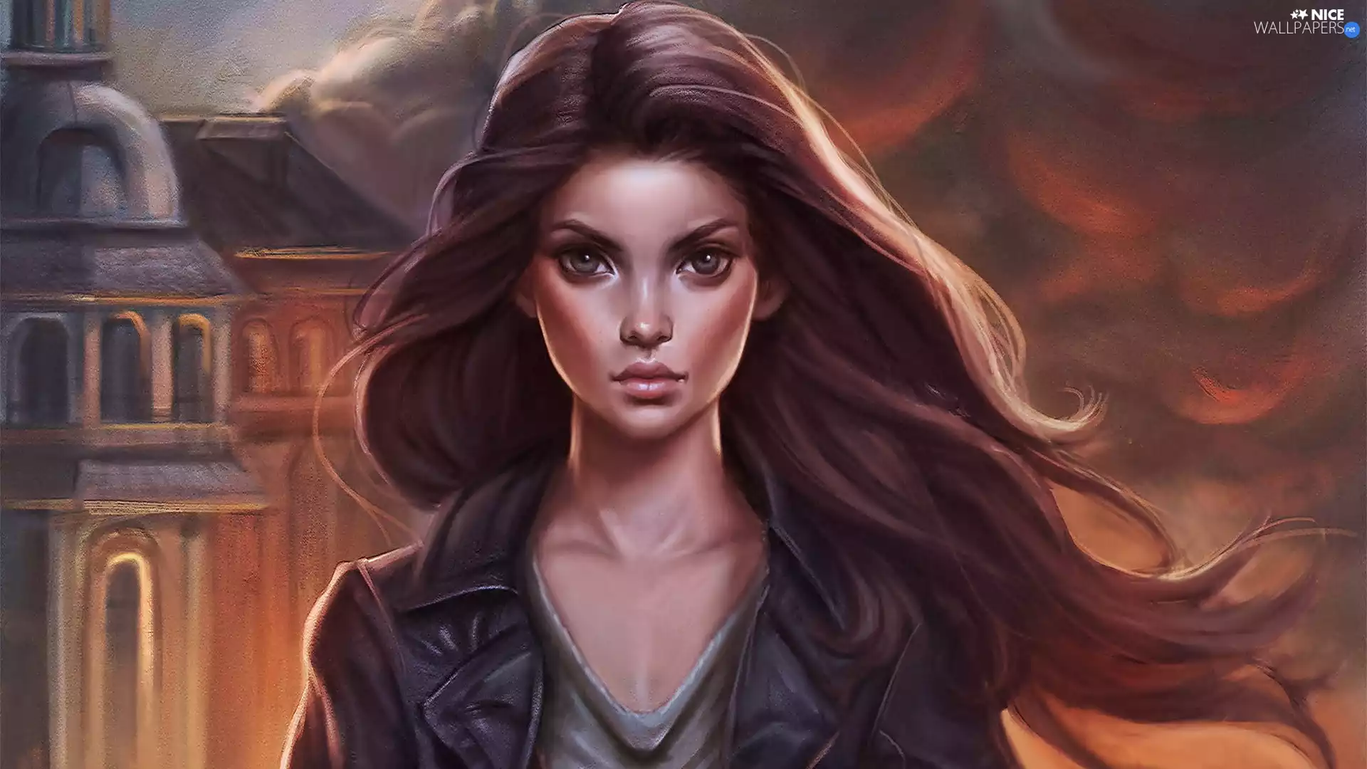 Longs, House, Women, Hair, Digital Art