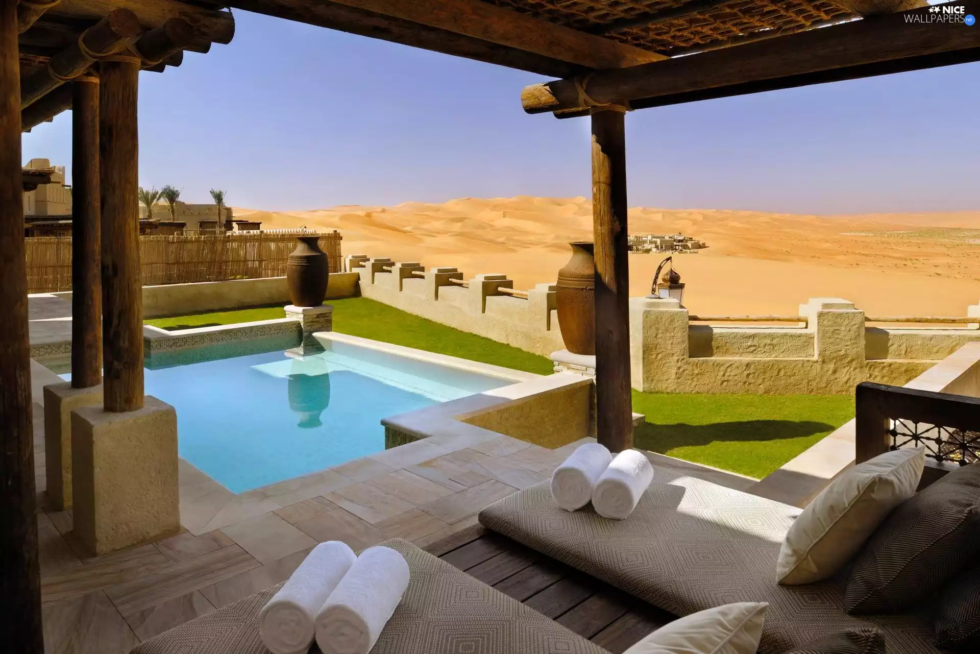 Hotel hall, Pool, Desert, Spa