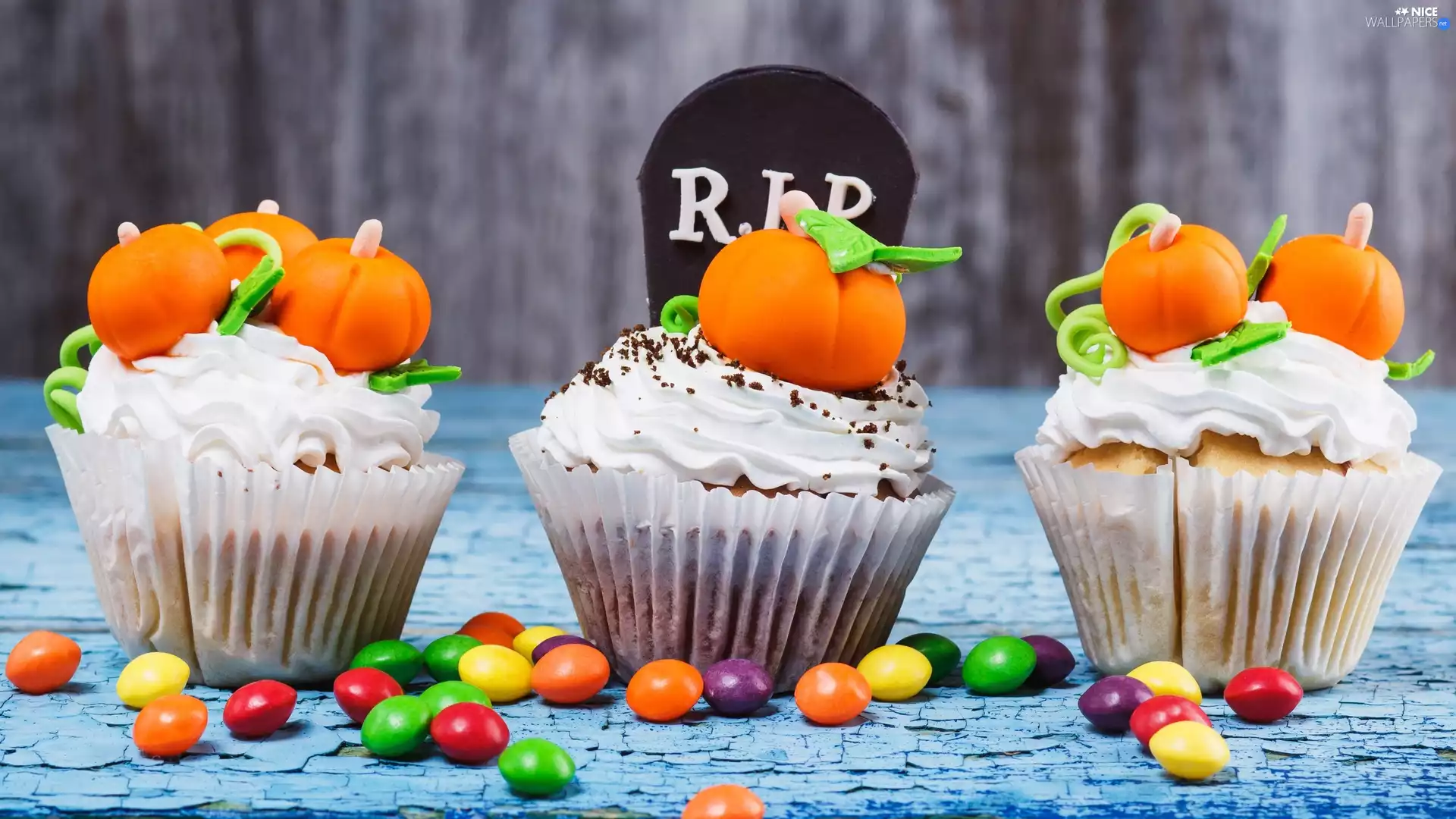 halloween, Three, Muffins