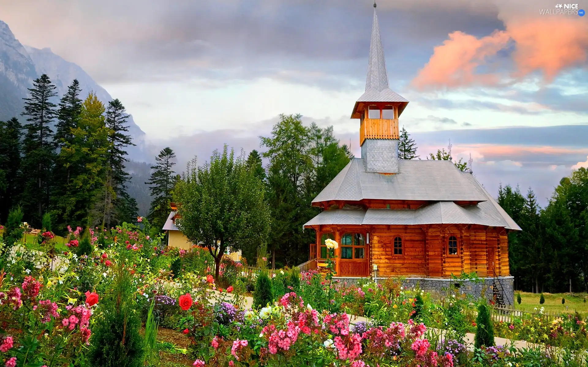 Home, Spring, Mountains