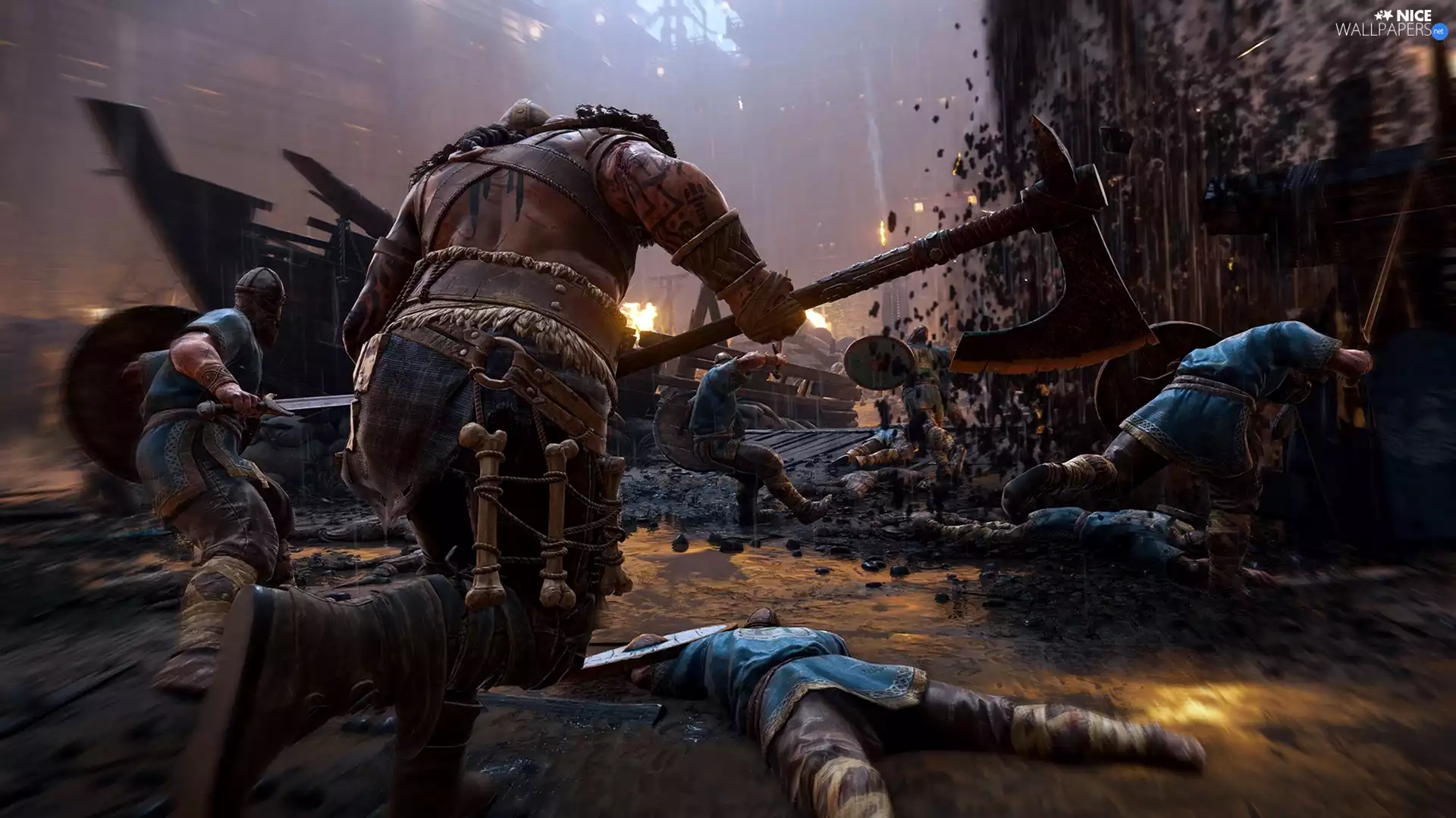 AXE, Fight, For Honor, Viking Drengr, game