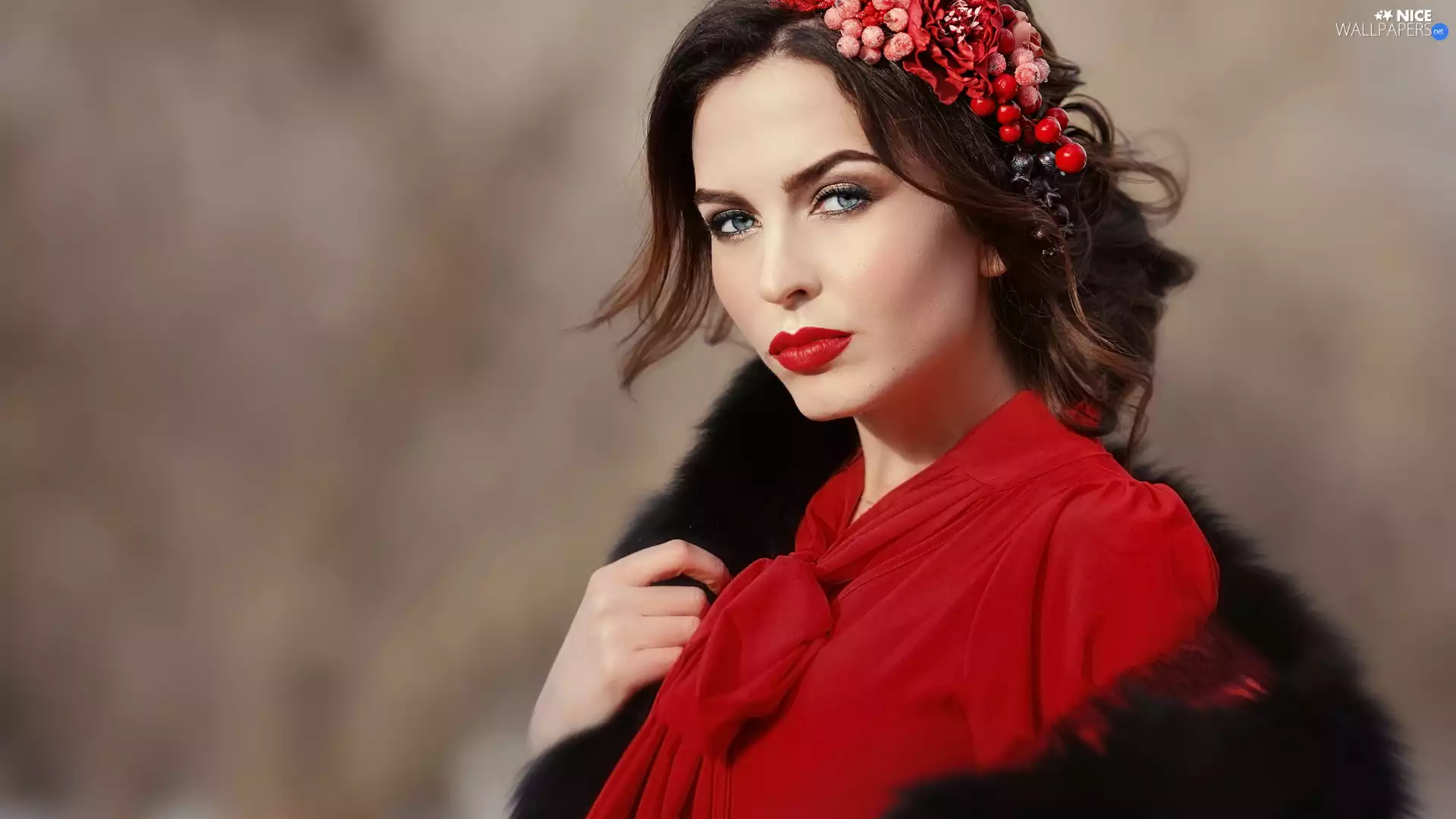 Blouse, Women, red hot