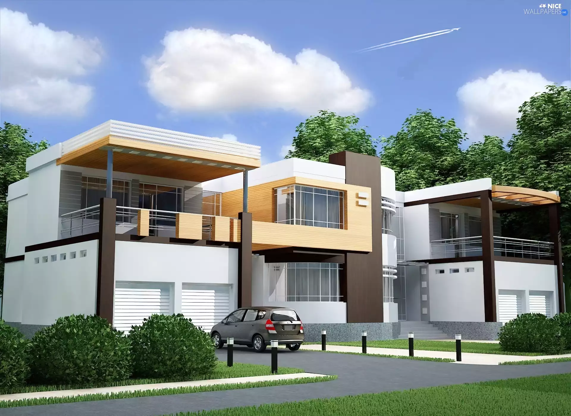 house, Modern, Buldings