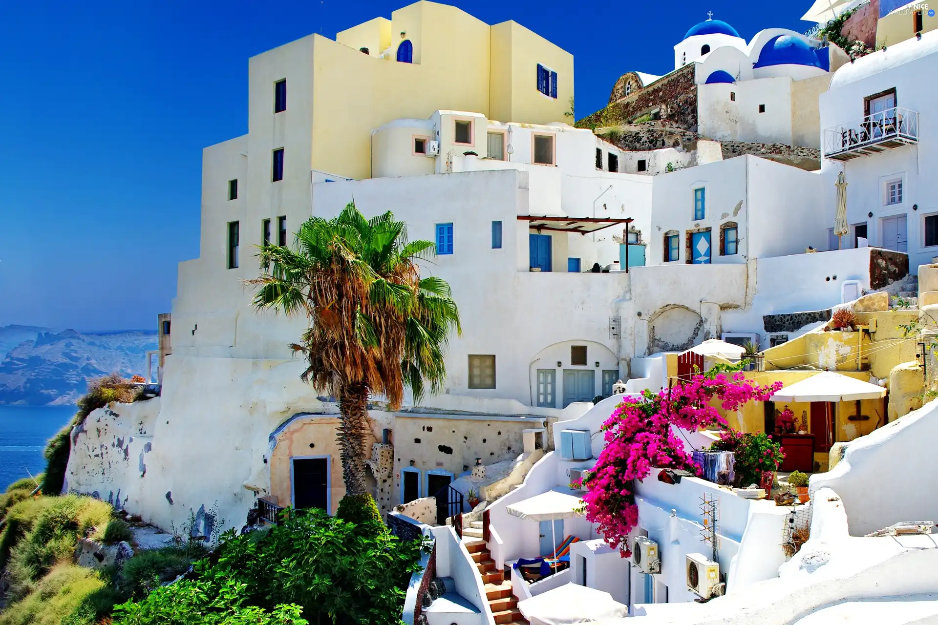 Houses, Greece, santorini