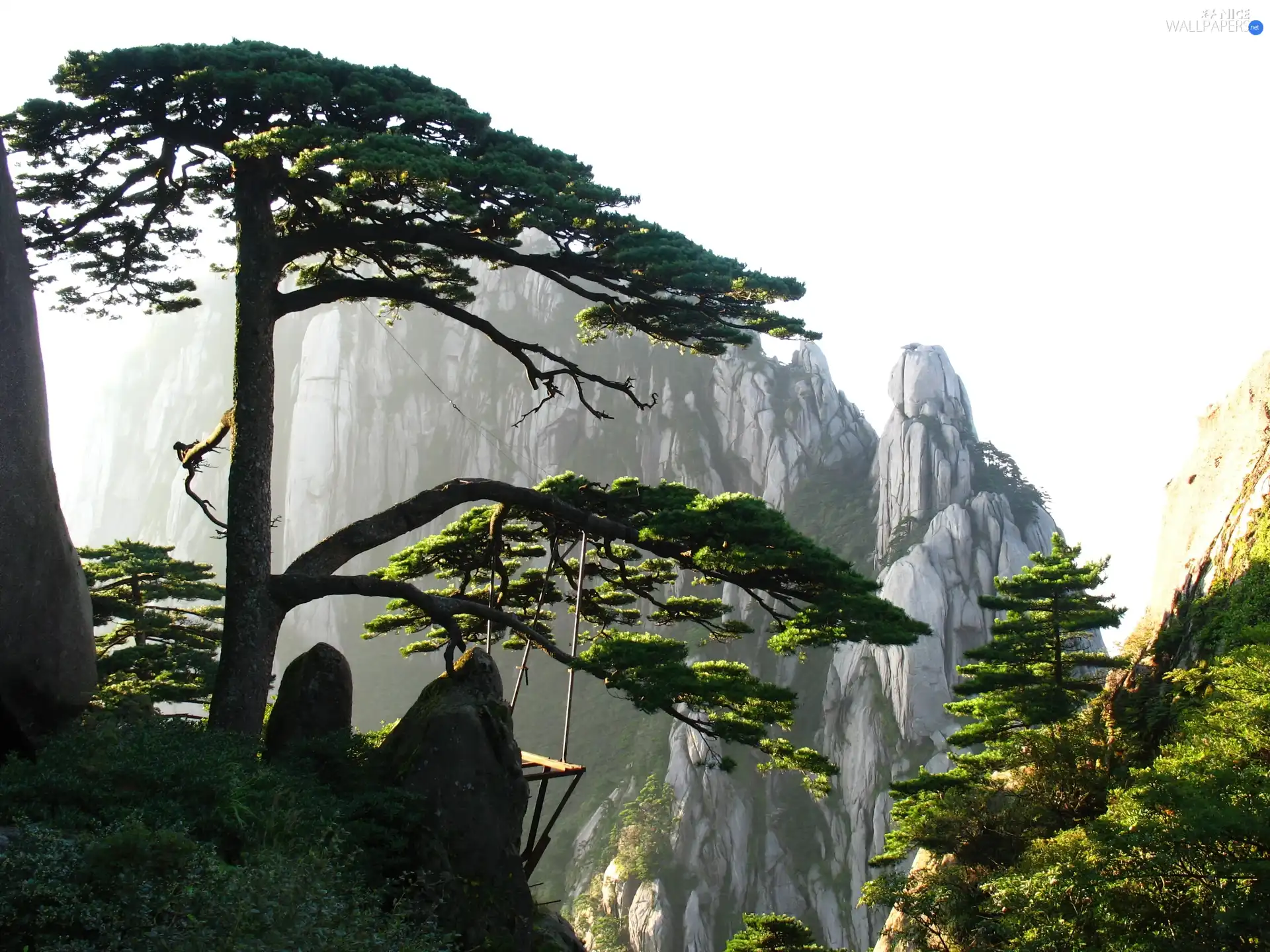 China, mountains, Huang Shan