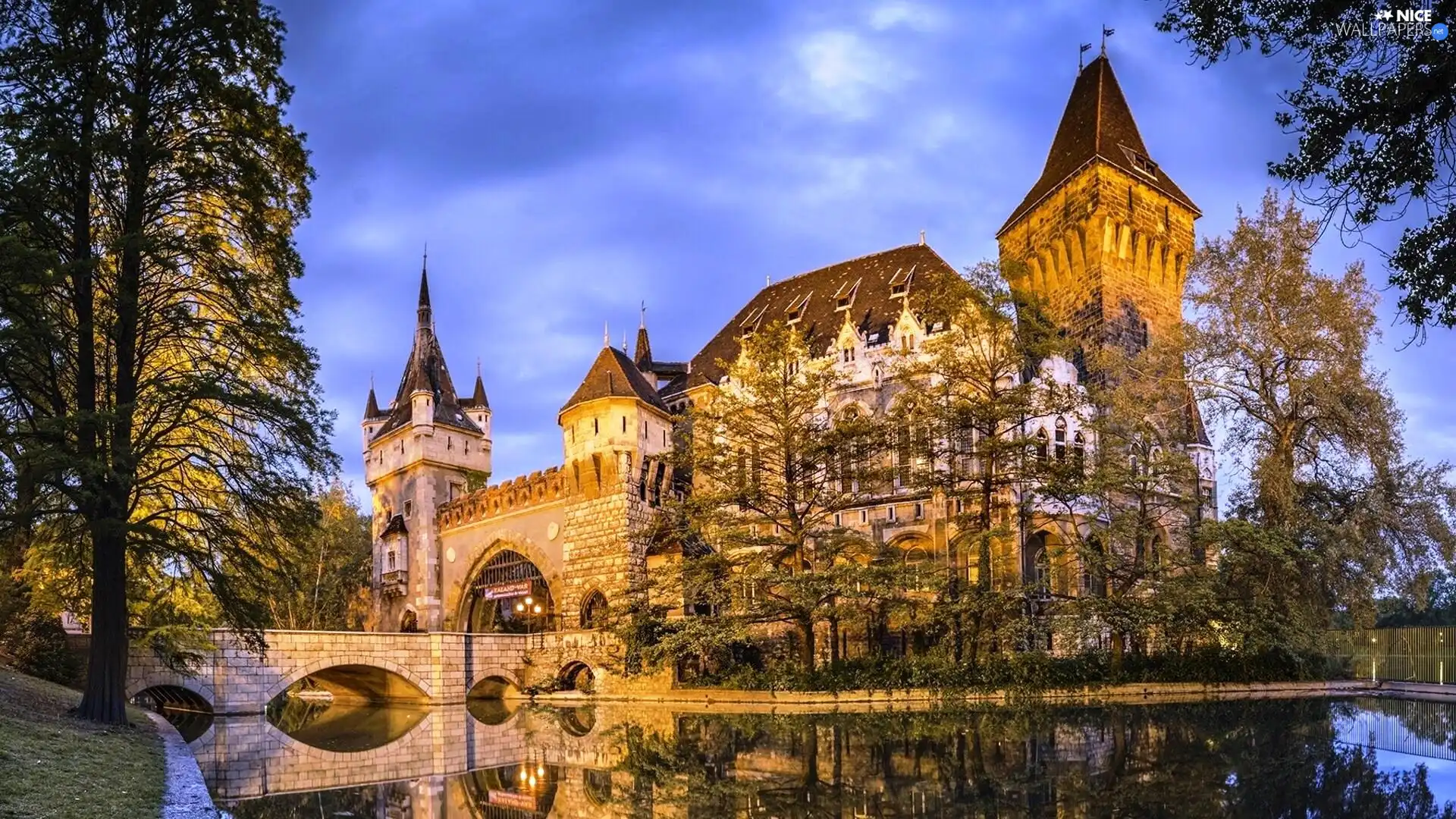 Castle, Budapest, Hungary, Vajdahunyad