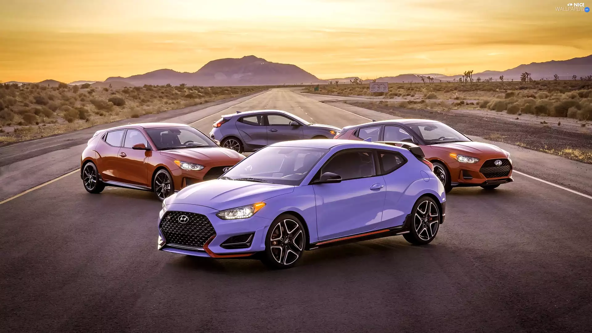 Hyundai Veloster N, cars, Way, Hyundai Veloster, four, 2018, Mountains