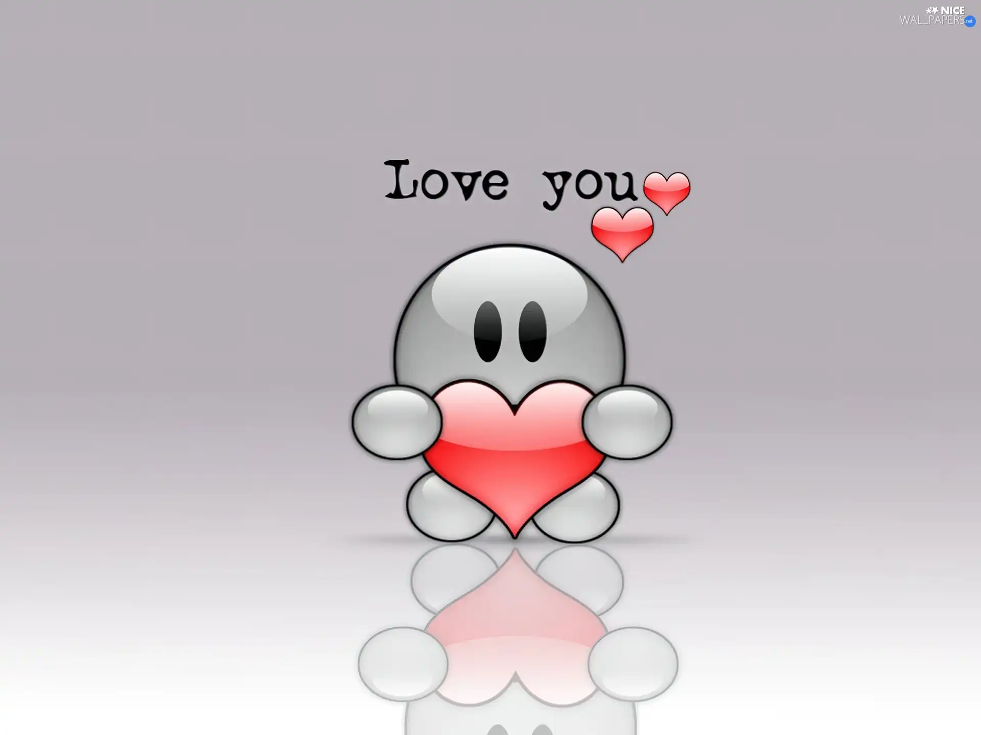 I love, you