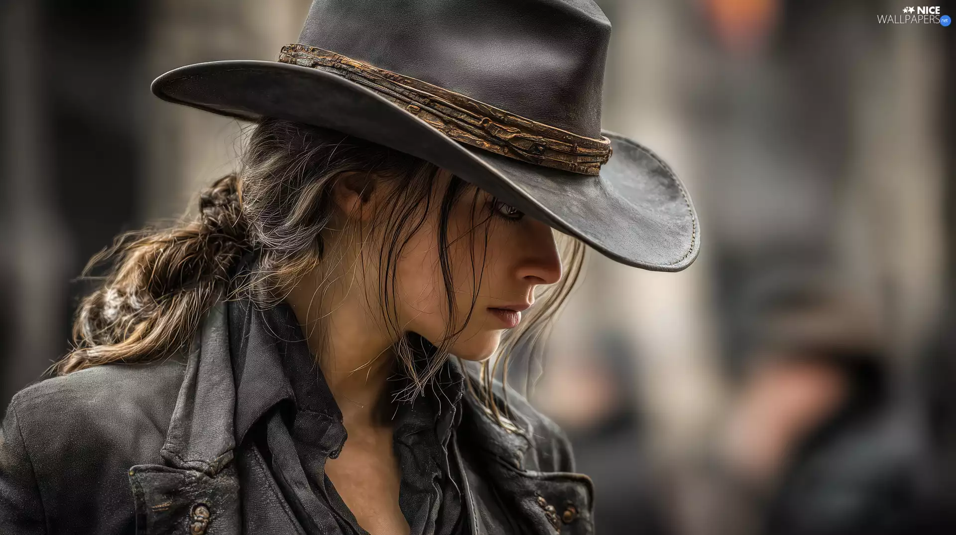 Hat, Jacked, Longs, Hair, Women