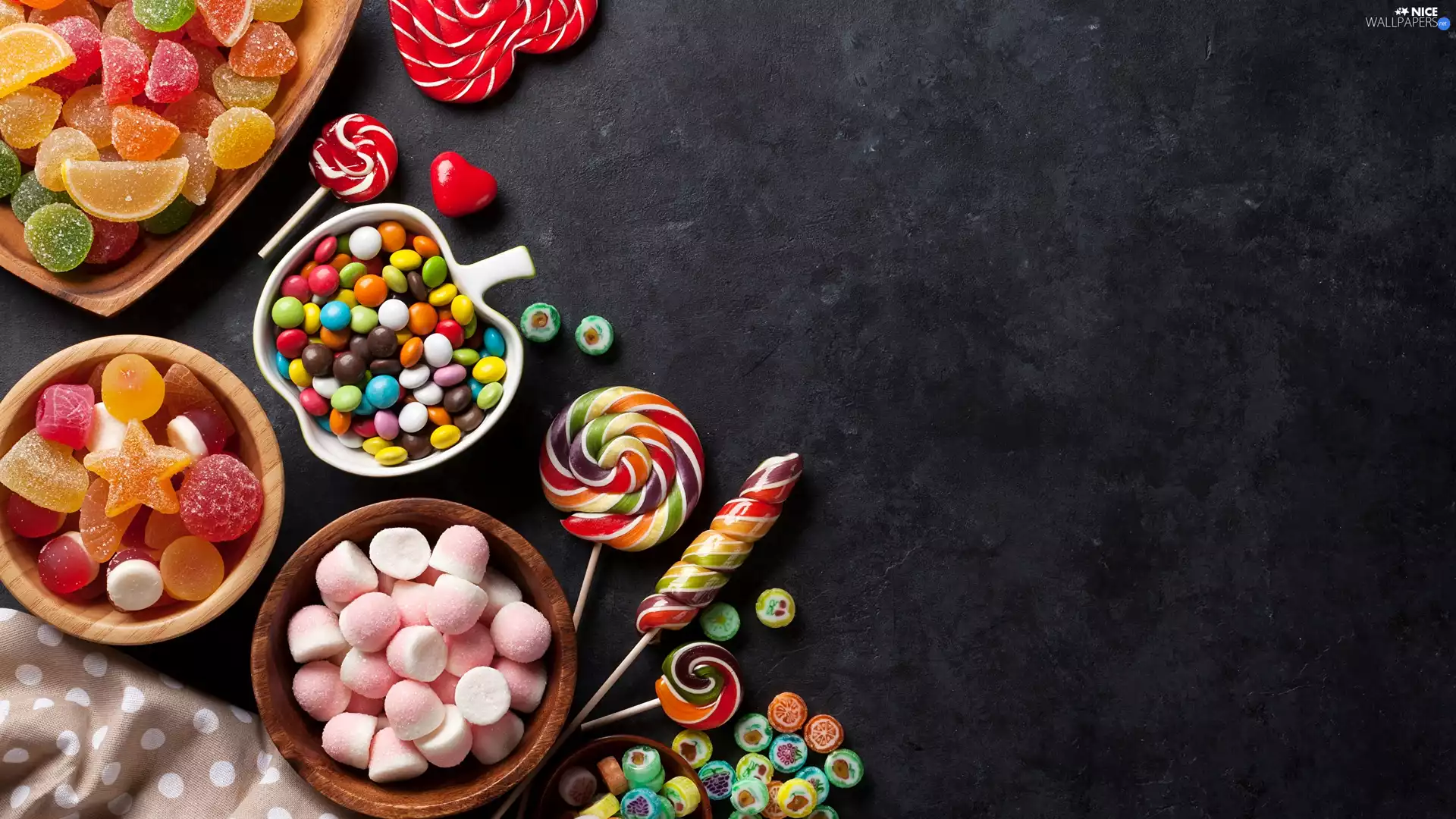 lollipops, jelly, jellies, Drops, Candies