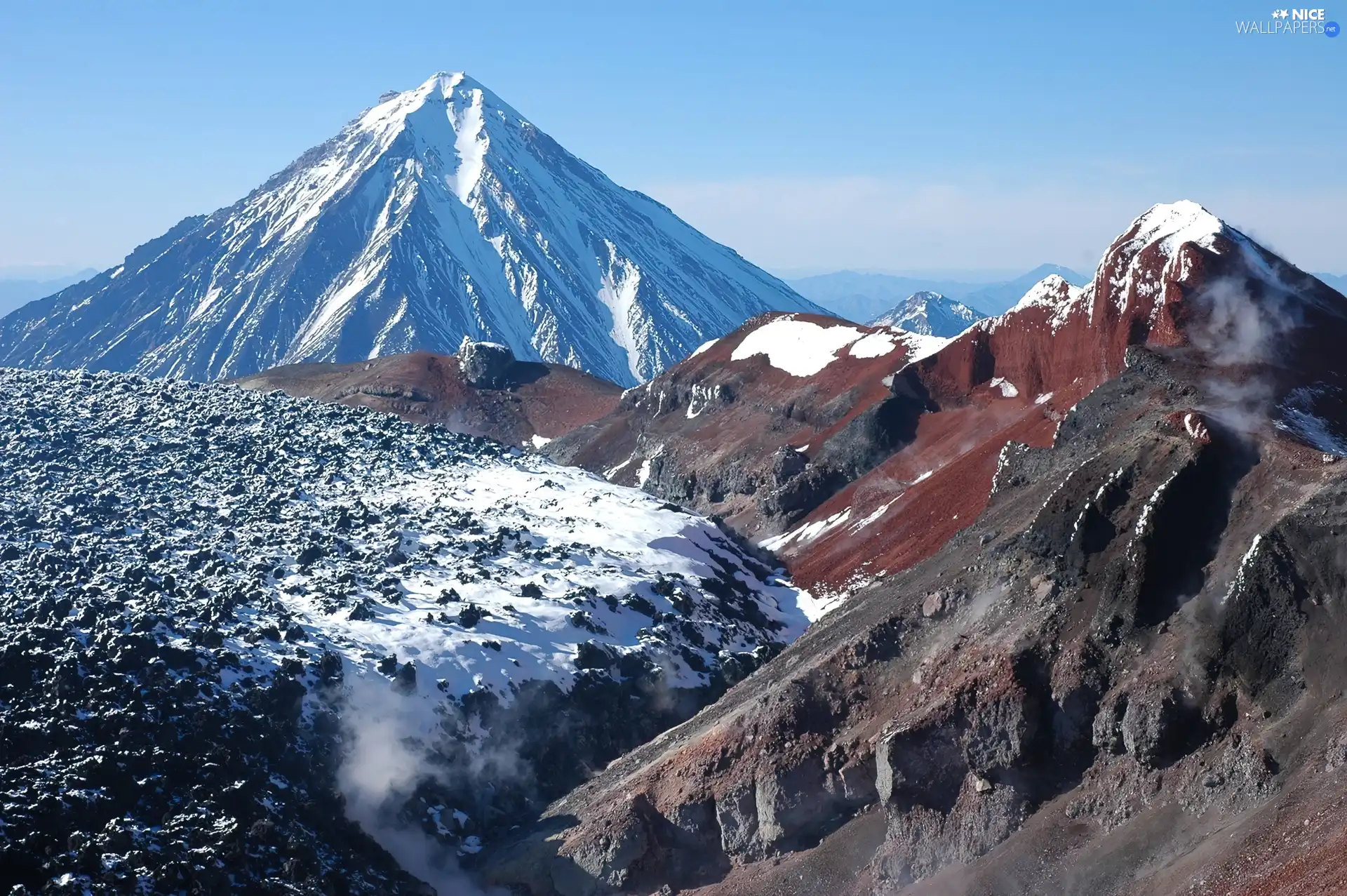 volcano, Sopka, Kamchatka, Awaczanska