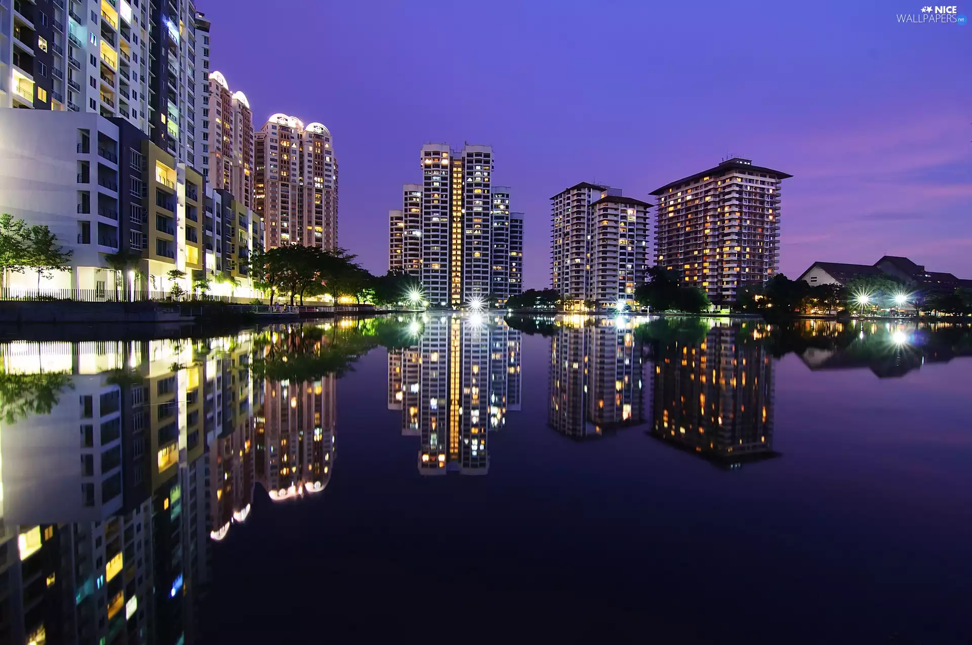 skyscrapers, Kuala Lumpur, Malaysia, Town
