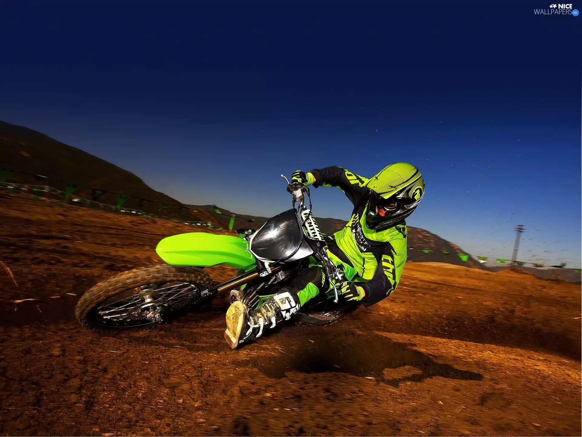 green ones, Kawasaki KX250F Monster Energy