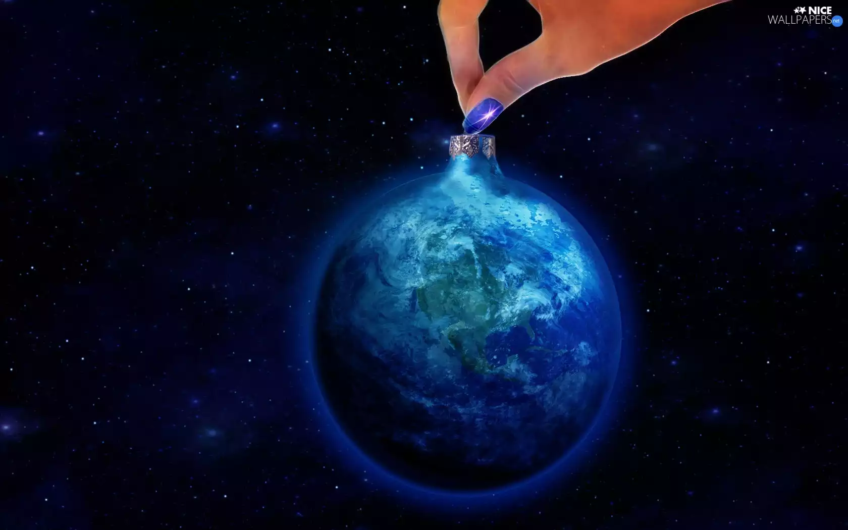 bauble, star, Christmas, land