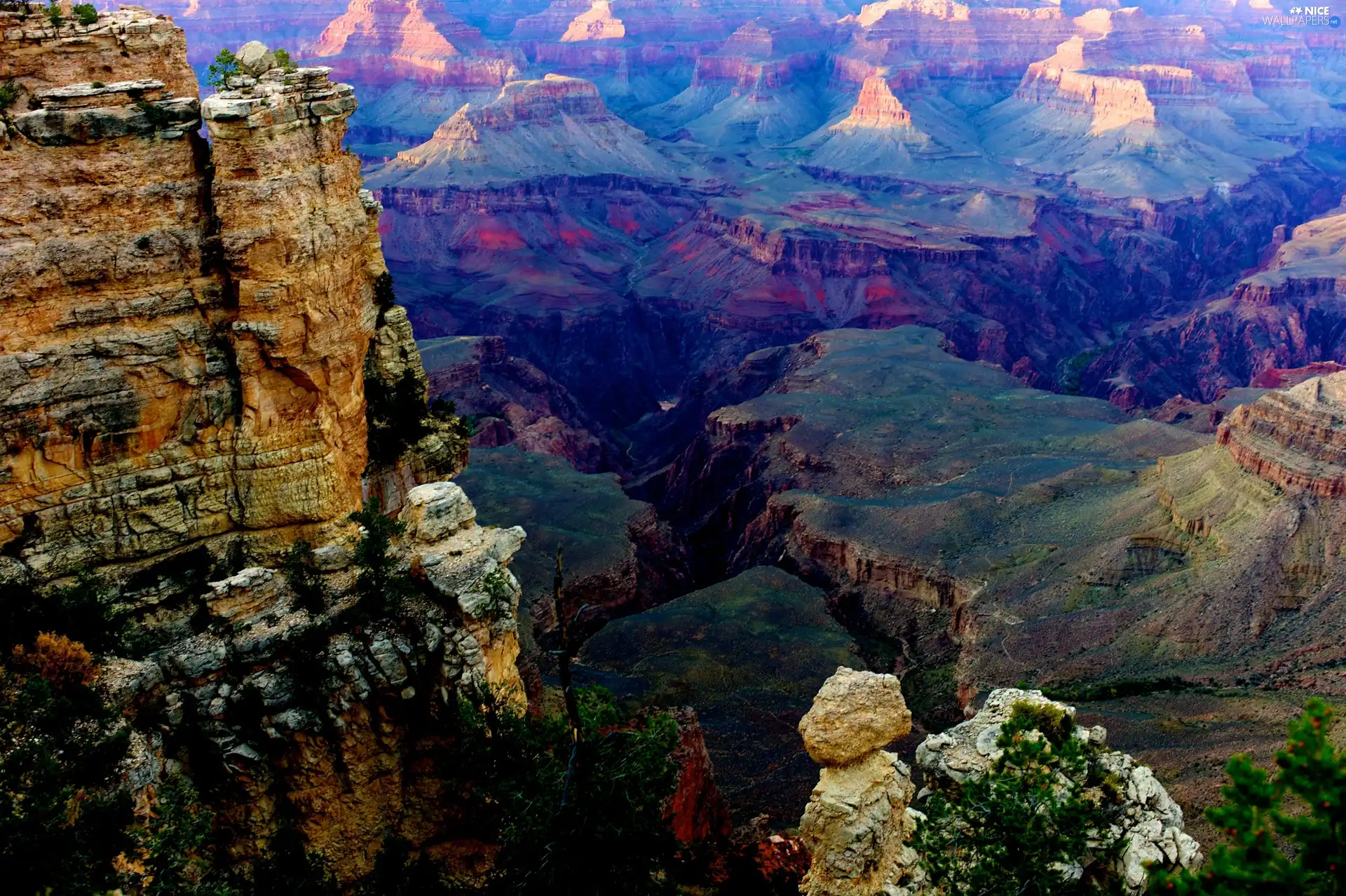 canyon, landscape