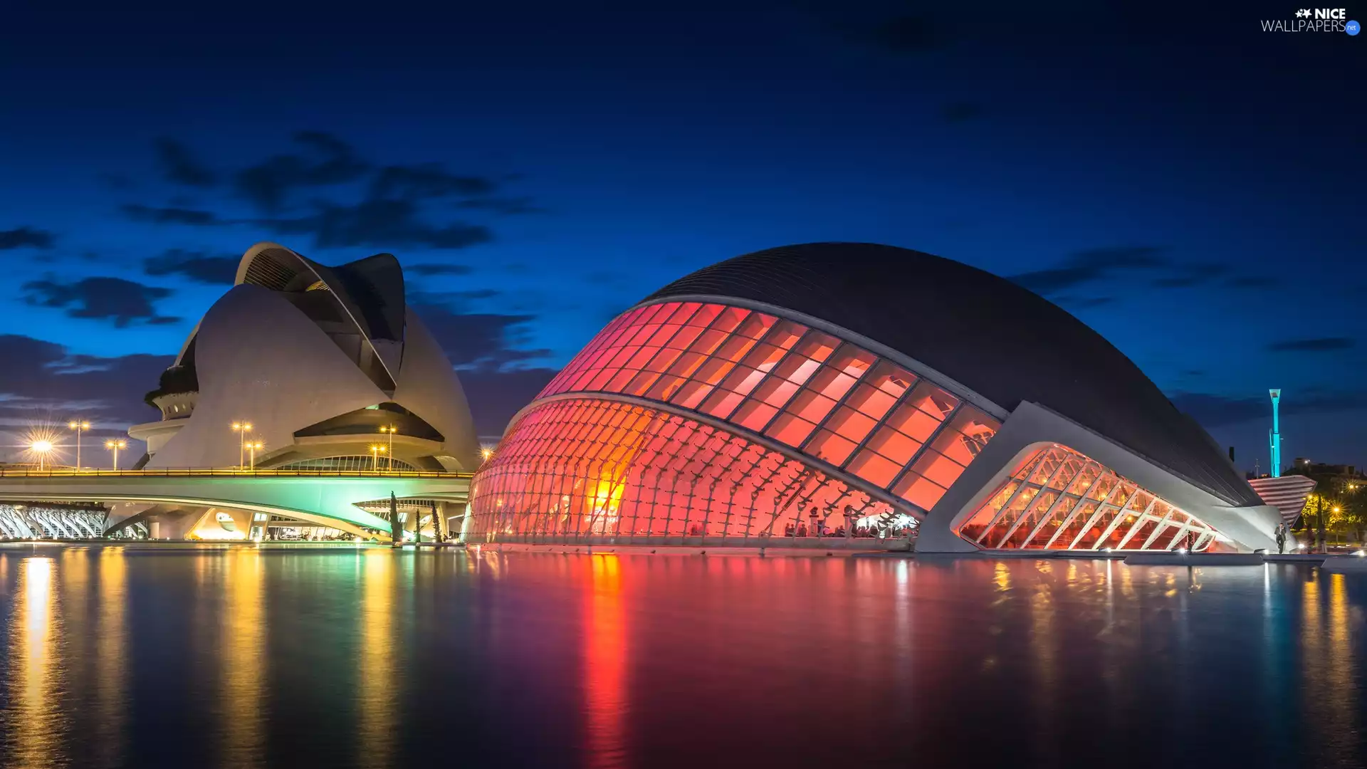 City of Arts and Sciences, Spain, Cultural and Entertainment complex, planetarium, Ciudad de las Artes y las Ciencias, Valencia