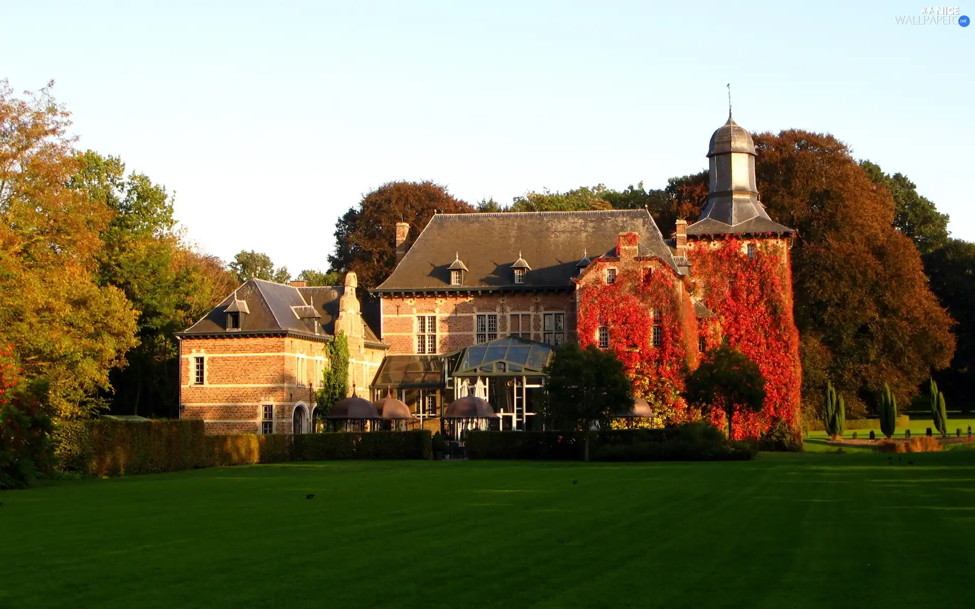 Leaf, Castle, Red