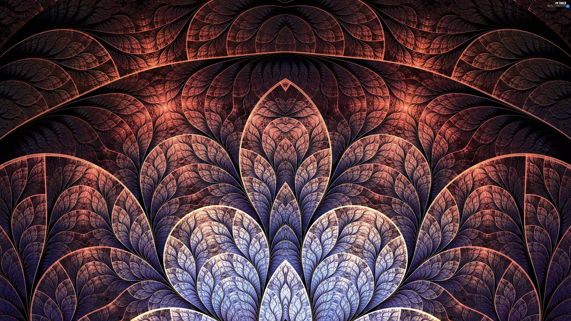 Leaf, Fraktal, texture