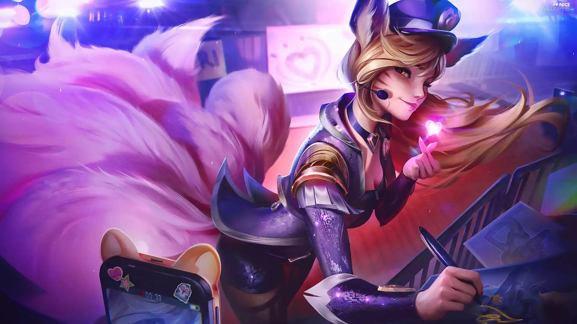 game, form, Ahri, League Of Legends