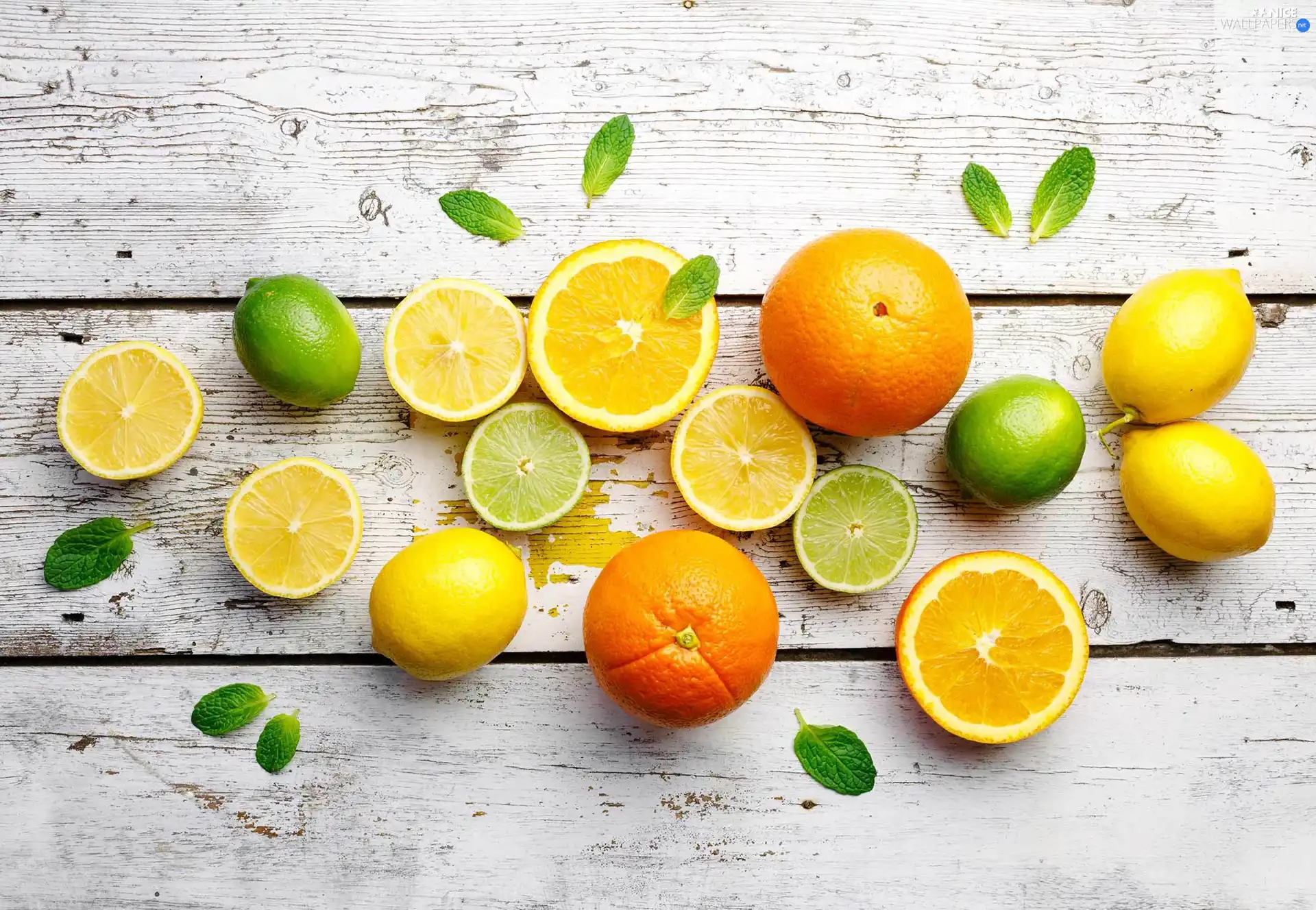 orange, lemons, boarding, limes, wood, citrus, Fruits, leaves