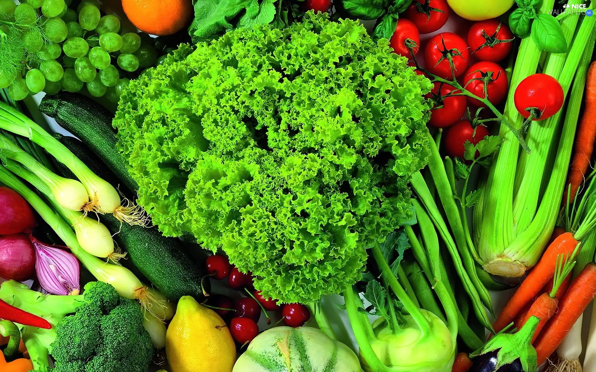 bulb, vegetables, carrots, lettuce, Lemon, Kohlrabi