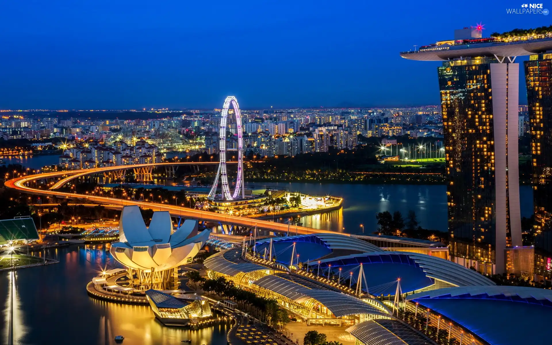 Singapur, Picture of Town, lighting