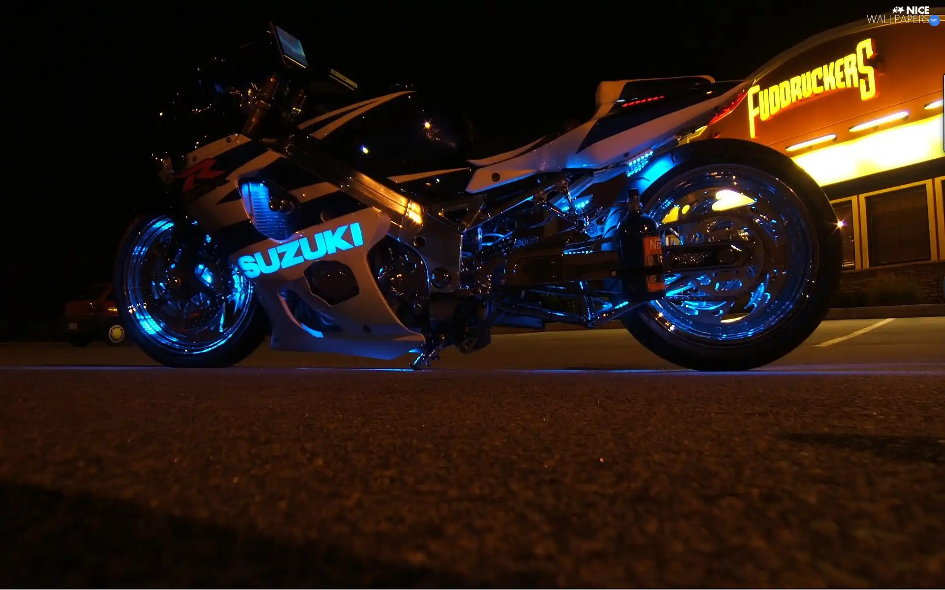 lighting, Motorbike, Suzuki