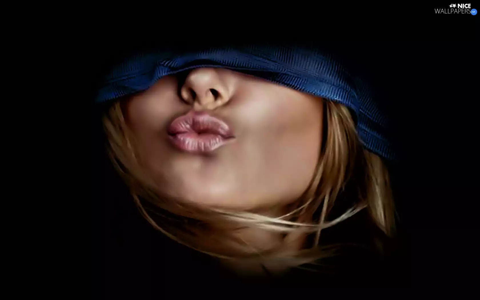 lips, obscured, face