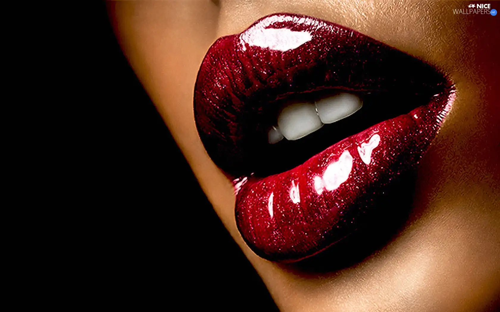 Lipstick, Red, lips
