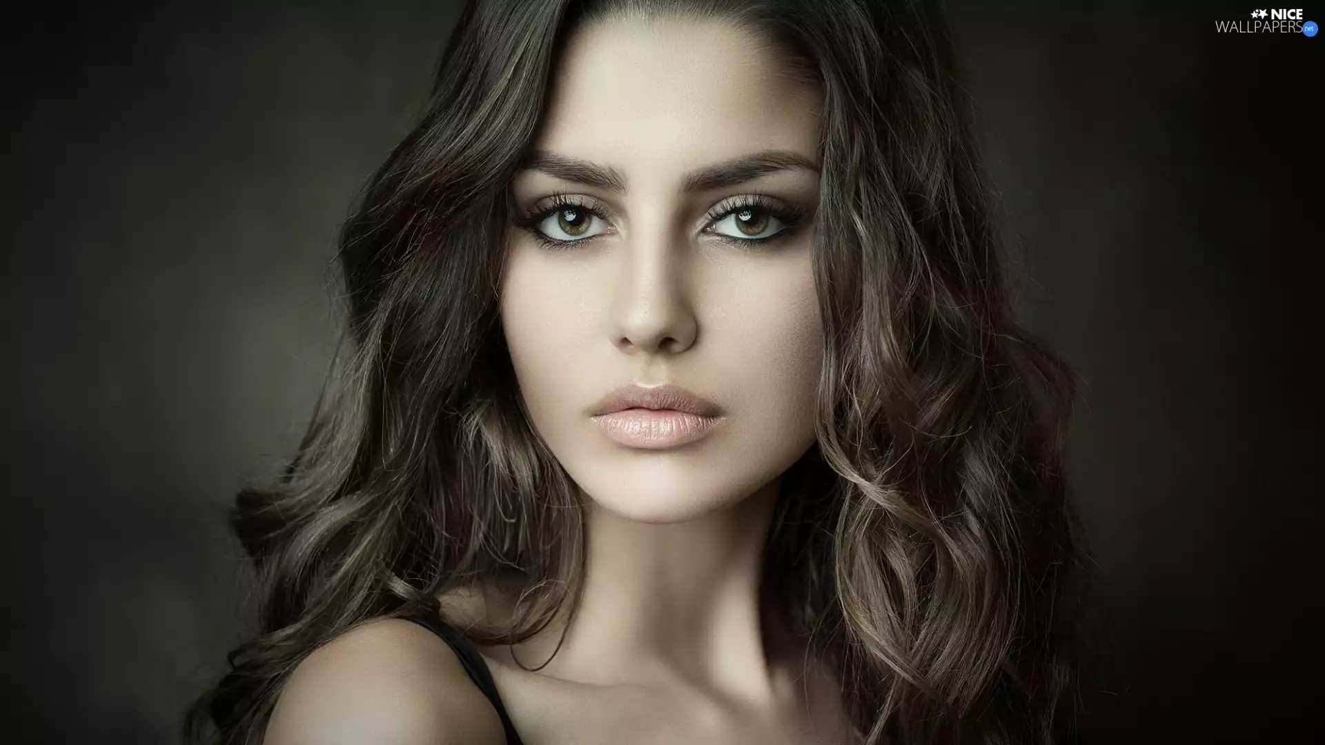 Women, brunette, The look, Simone Haas