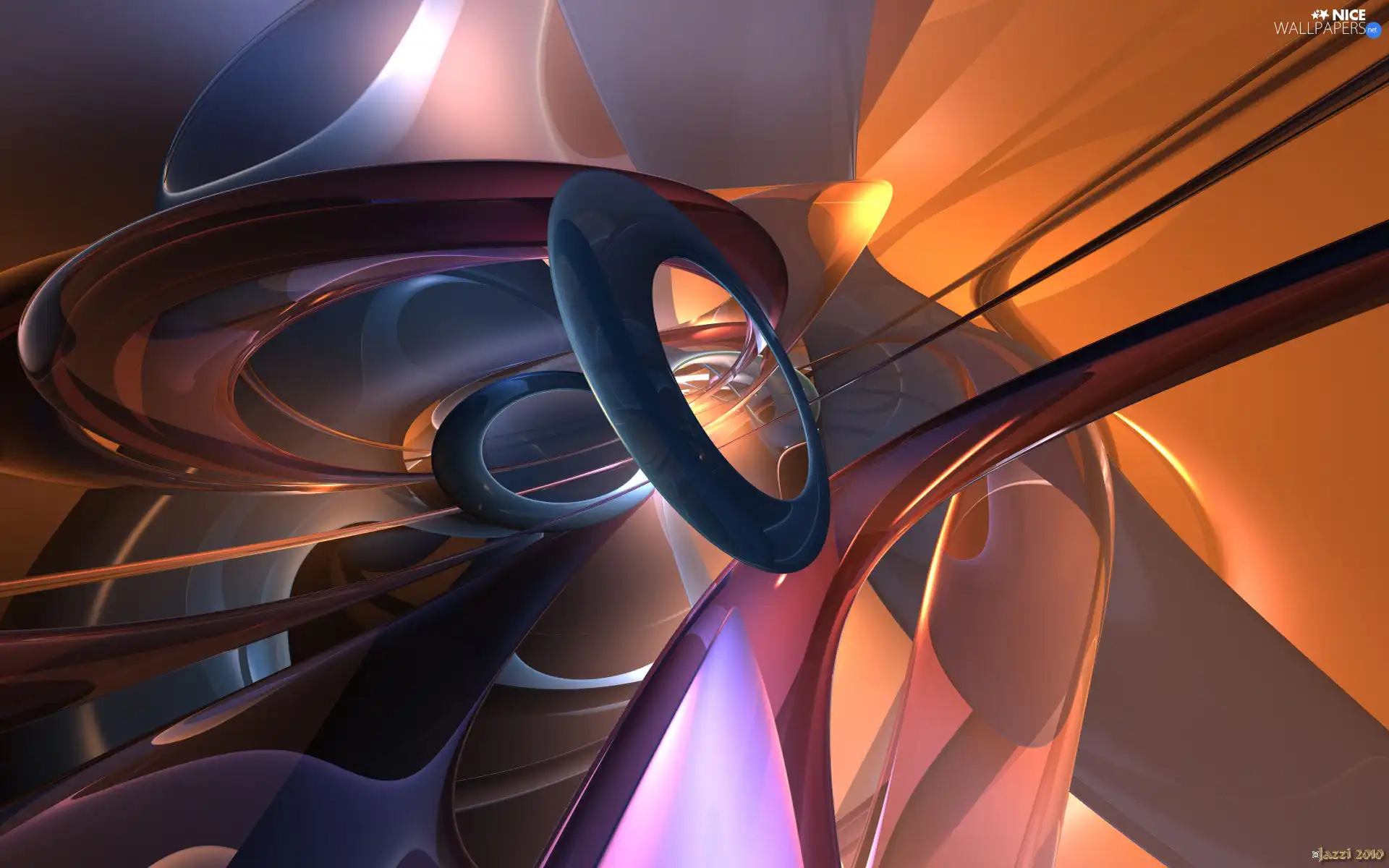 abstraction, 3D Graphics, luminous