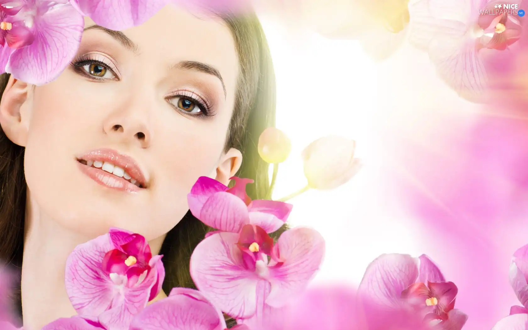 orchids, Women, make-up