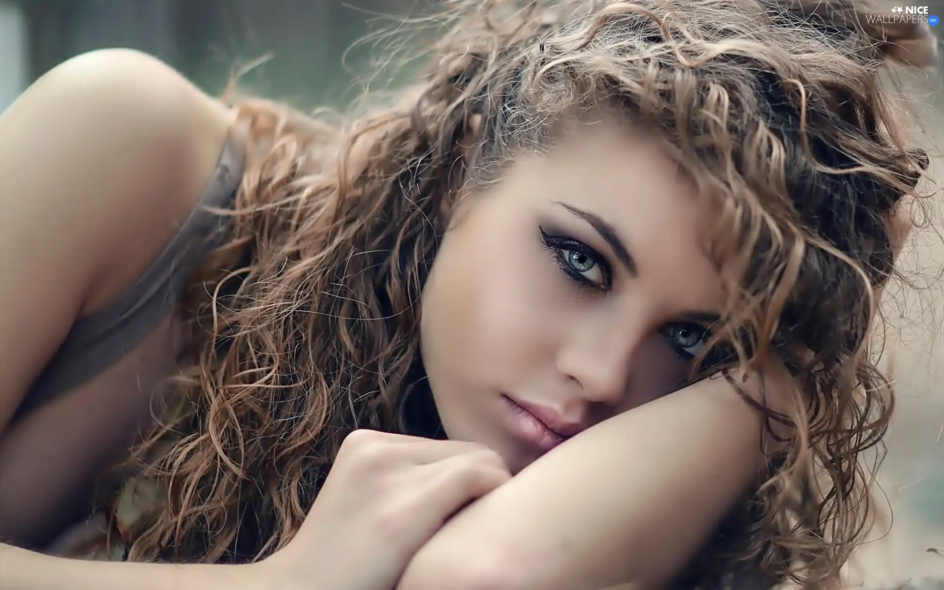 sadness, girl, make-up