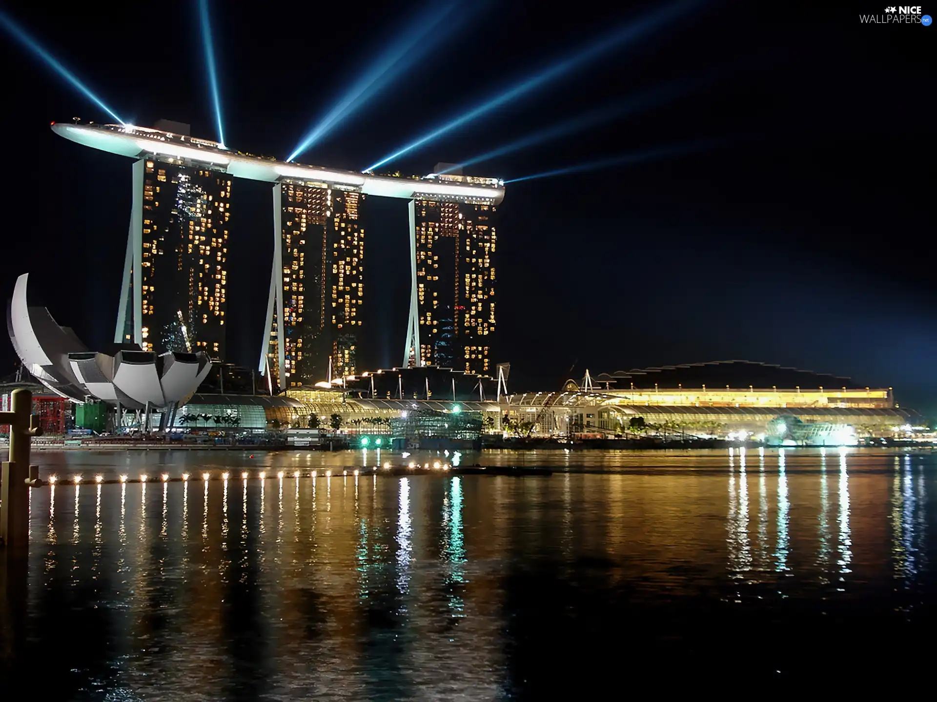 headlights, Singapur, Marina Bay Sands