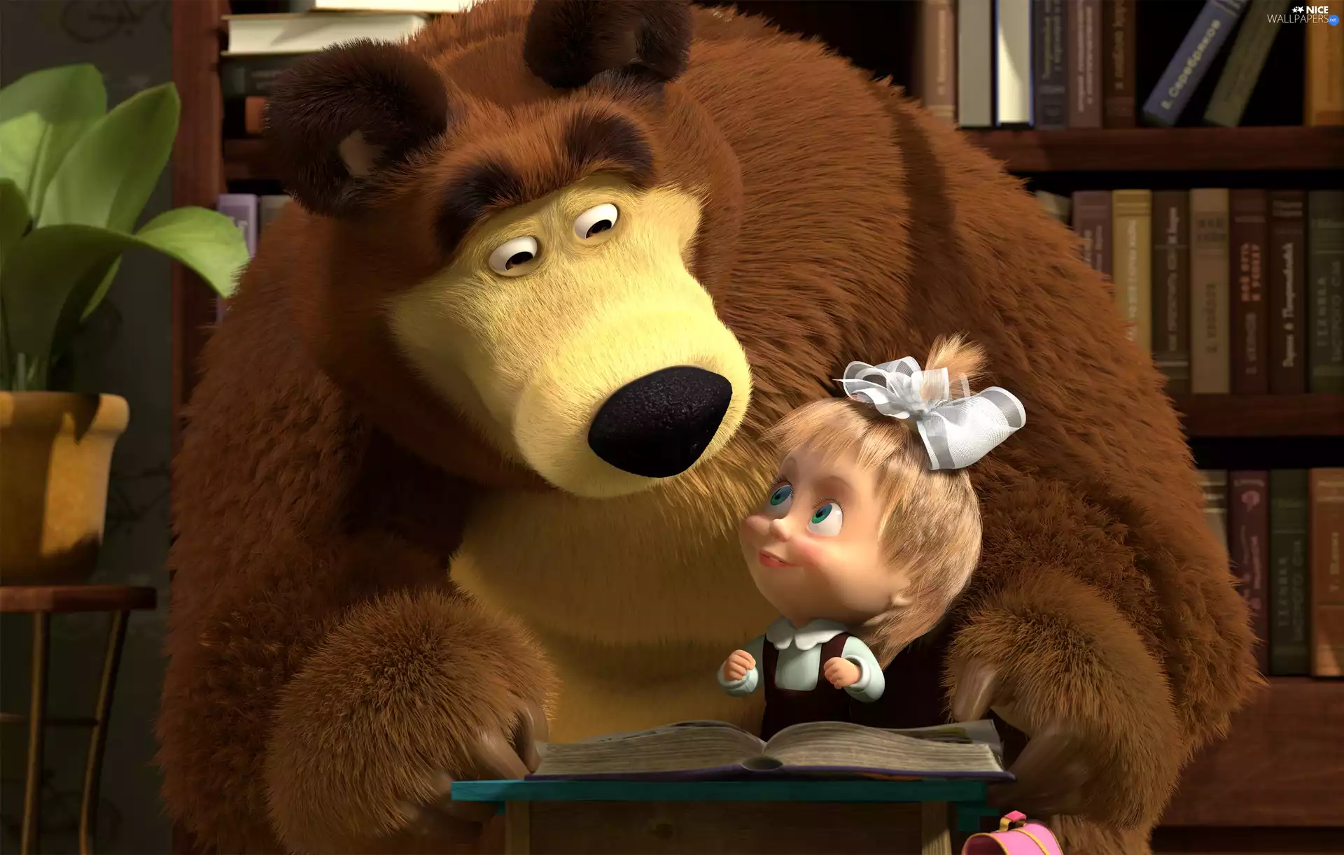 series, Books, science, Masha and the Bear