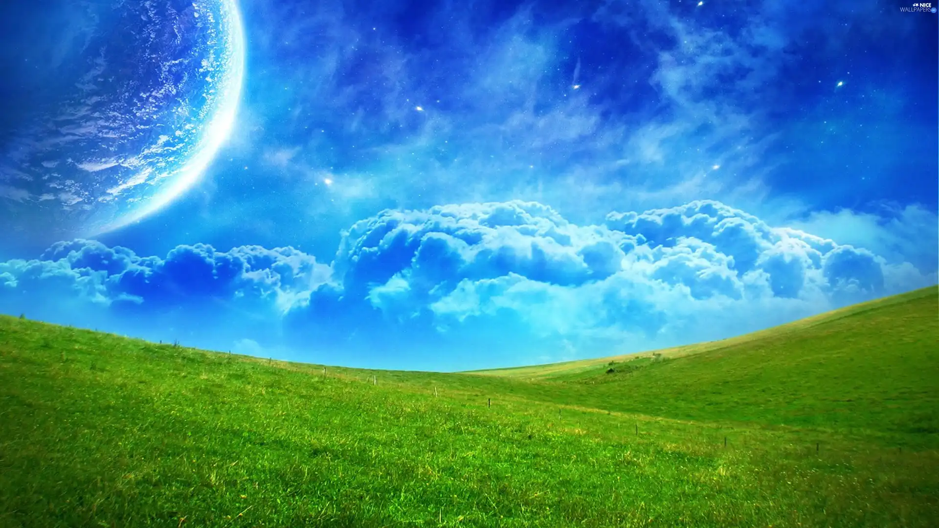 Meadow, Planet, Green