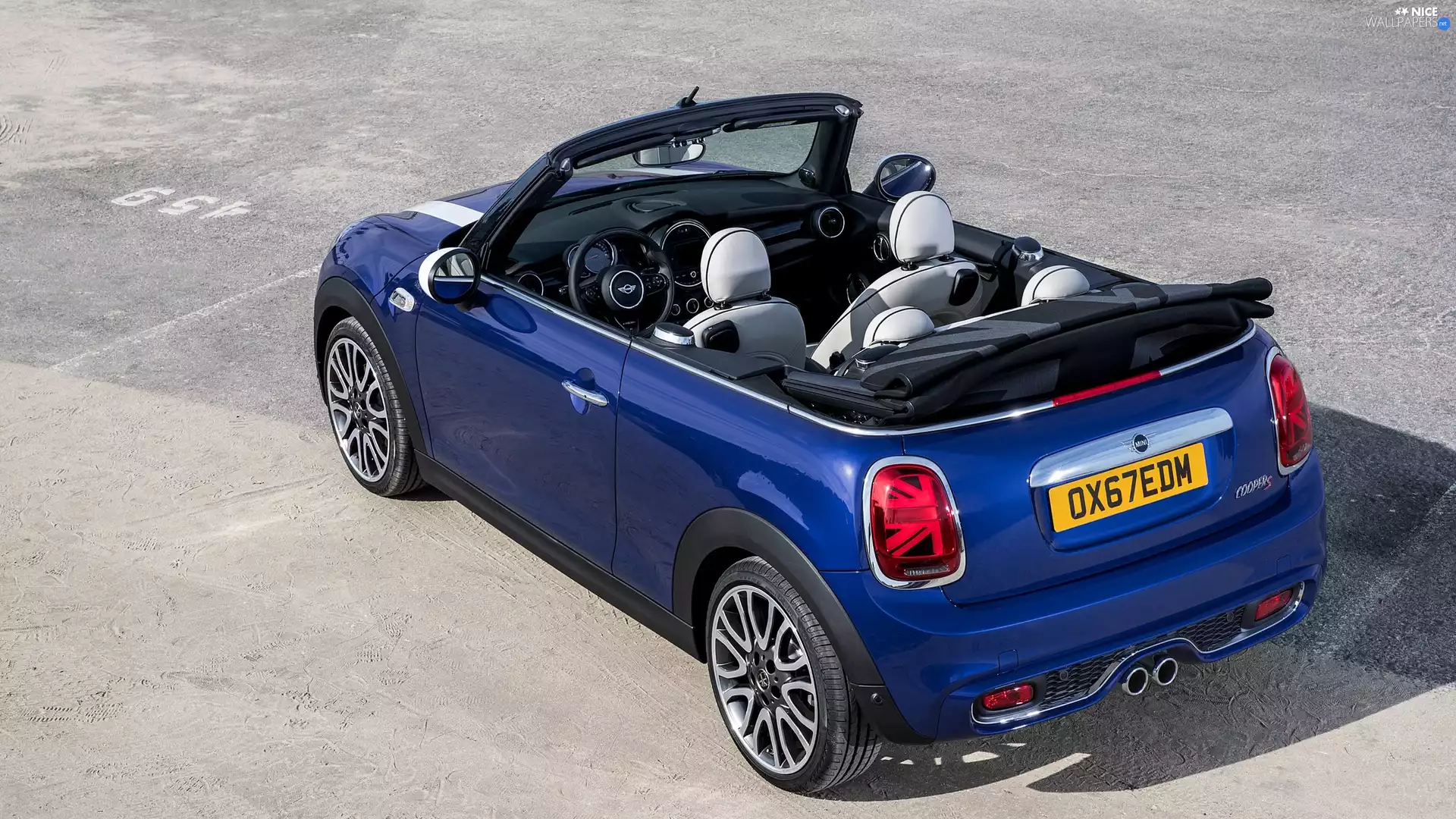 blue, Convertible, 2019, Mini Cooper S