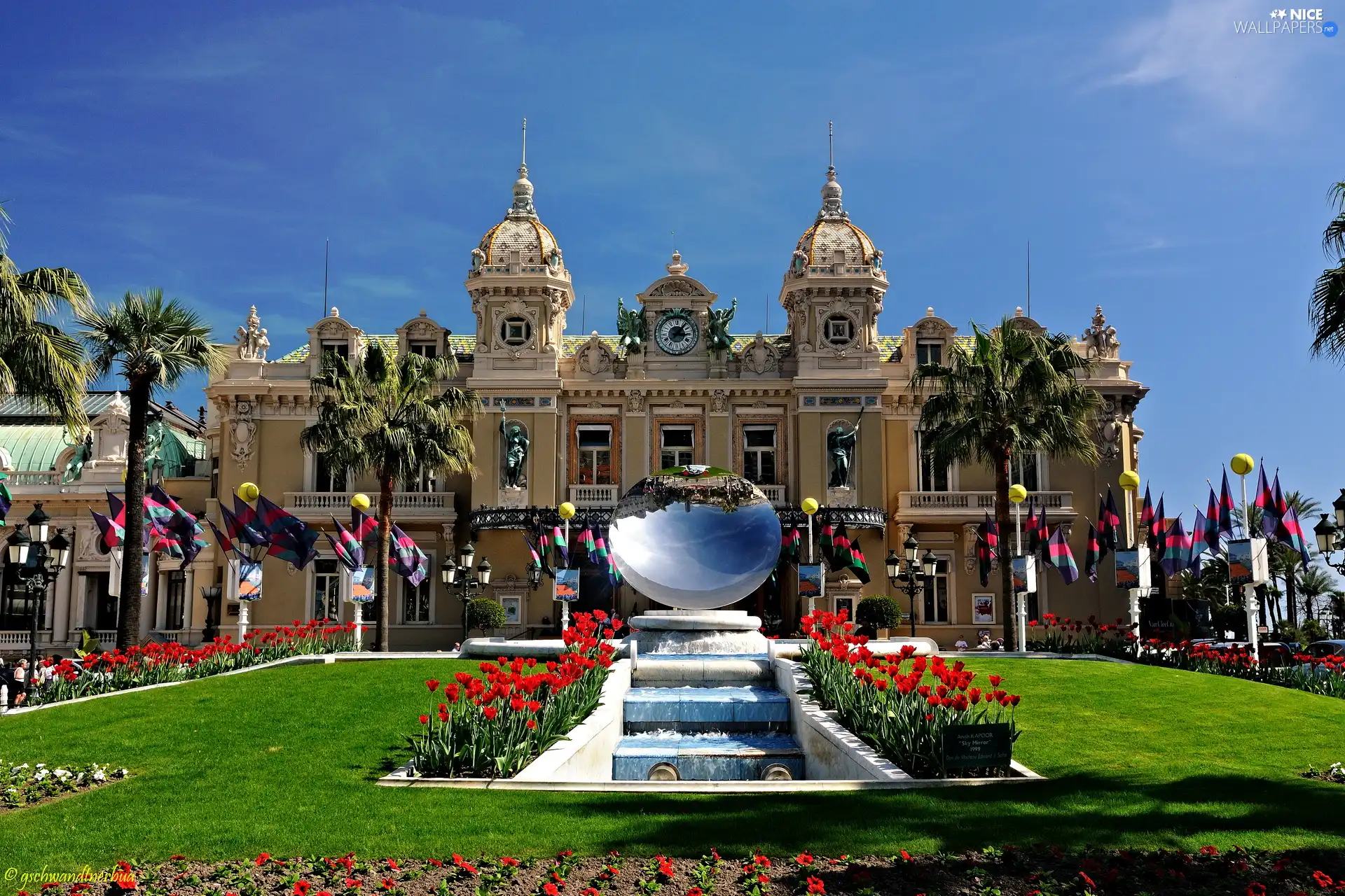 palace, Monte Carlo, Monaco, Garden